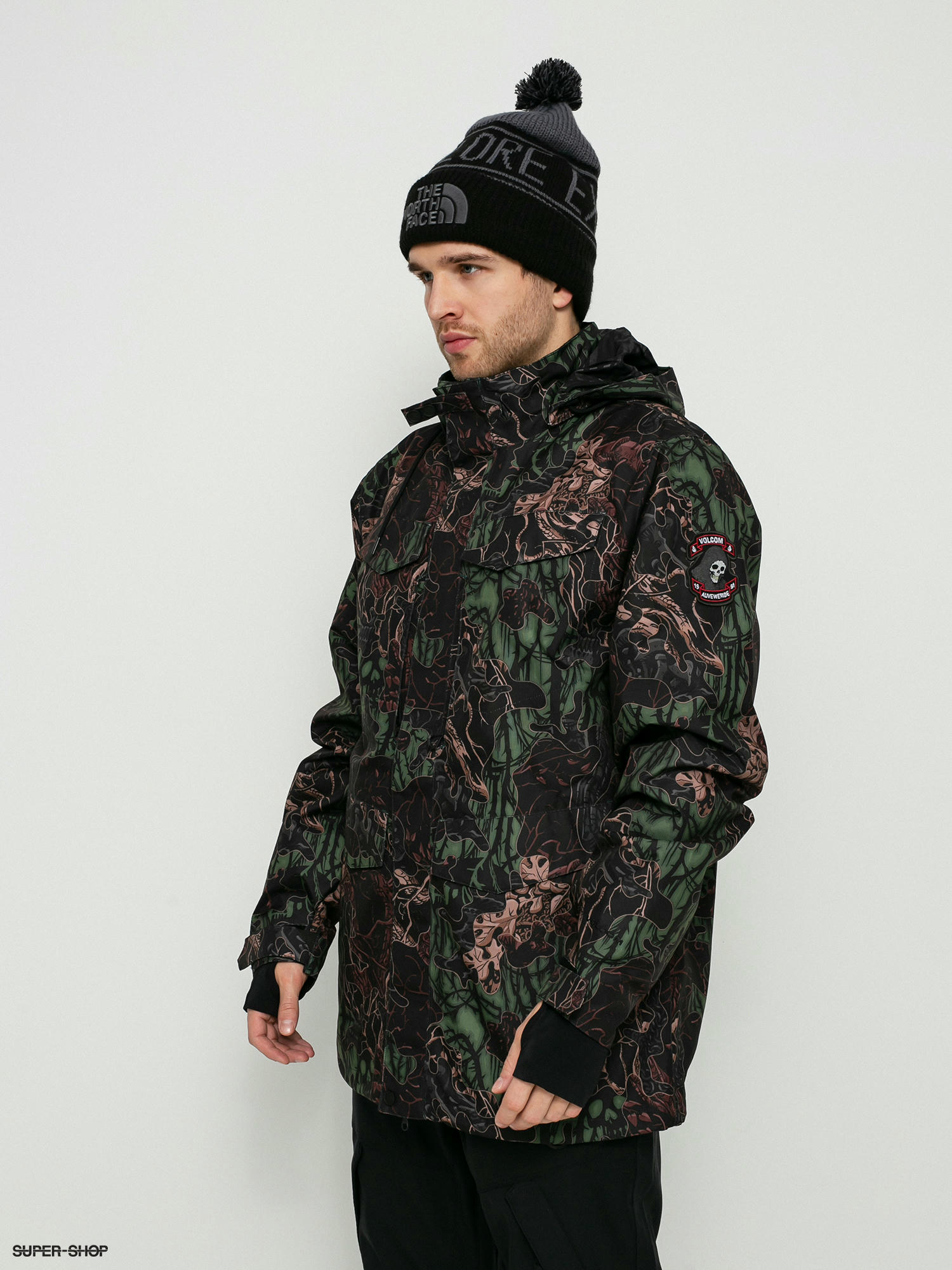 Mens Volcom V.Co 19 Snowboard jacket (woodland camo)