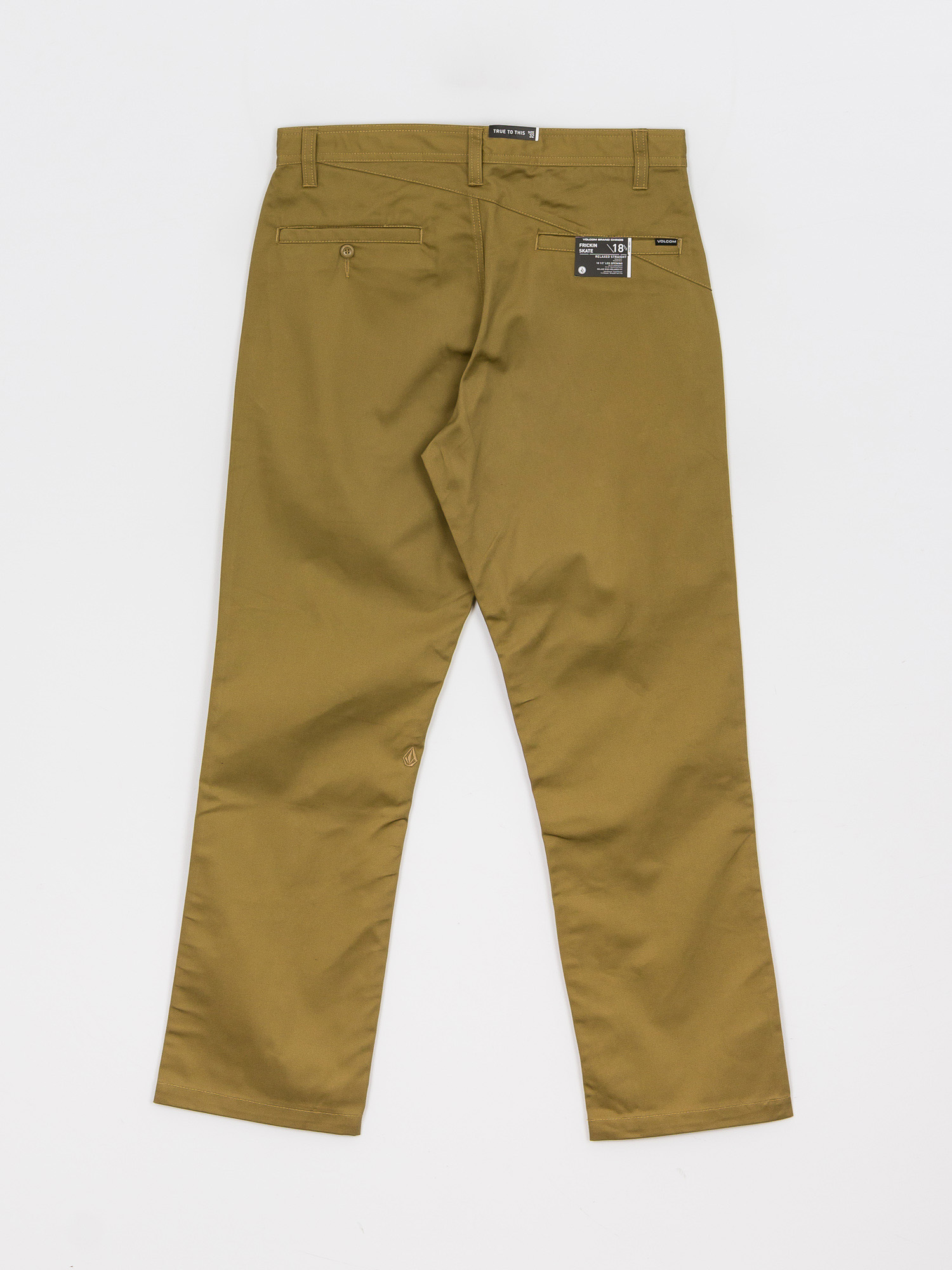 Volcom Frickin Skate Chino Pants (dark khaki)