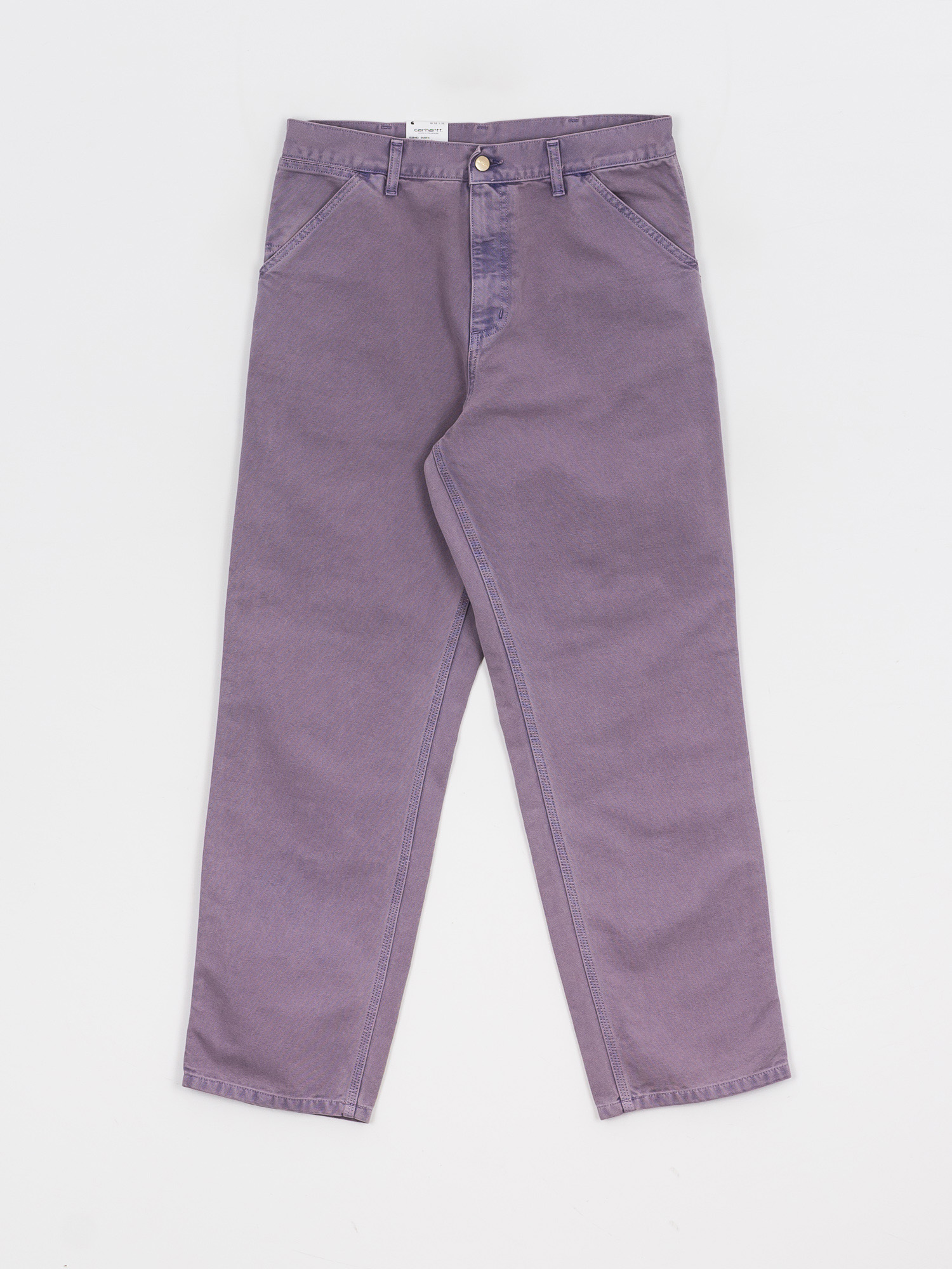 カーハート　wip single knee pant 紫 Carhartt WIP Single Knee Trousers In Dearborn Canvas in