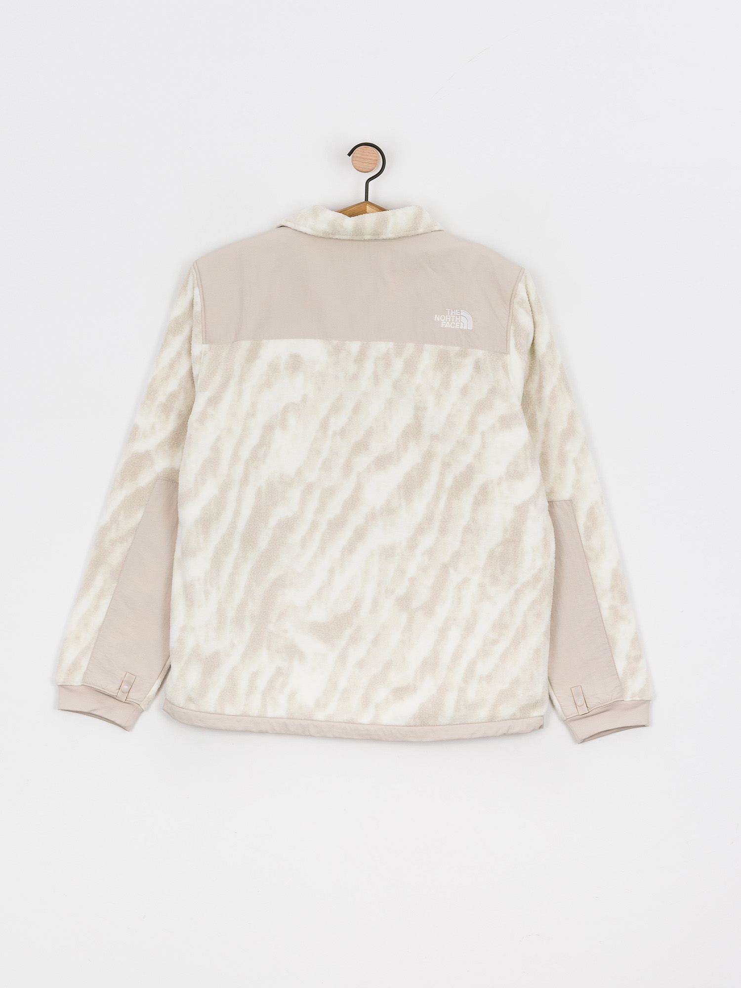Herren The North Face Denali 2 Fleecejacke (silver grey wooden tiger print)