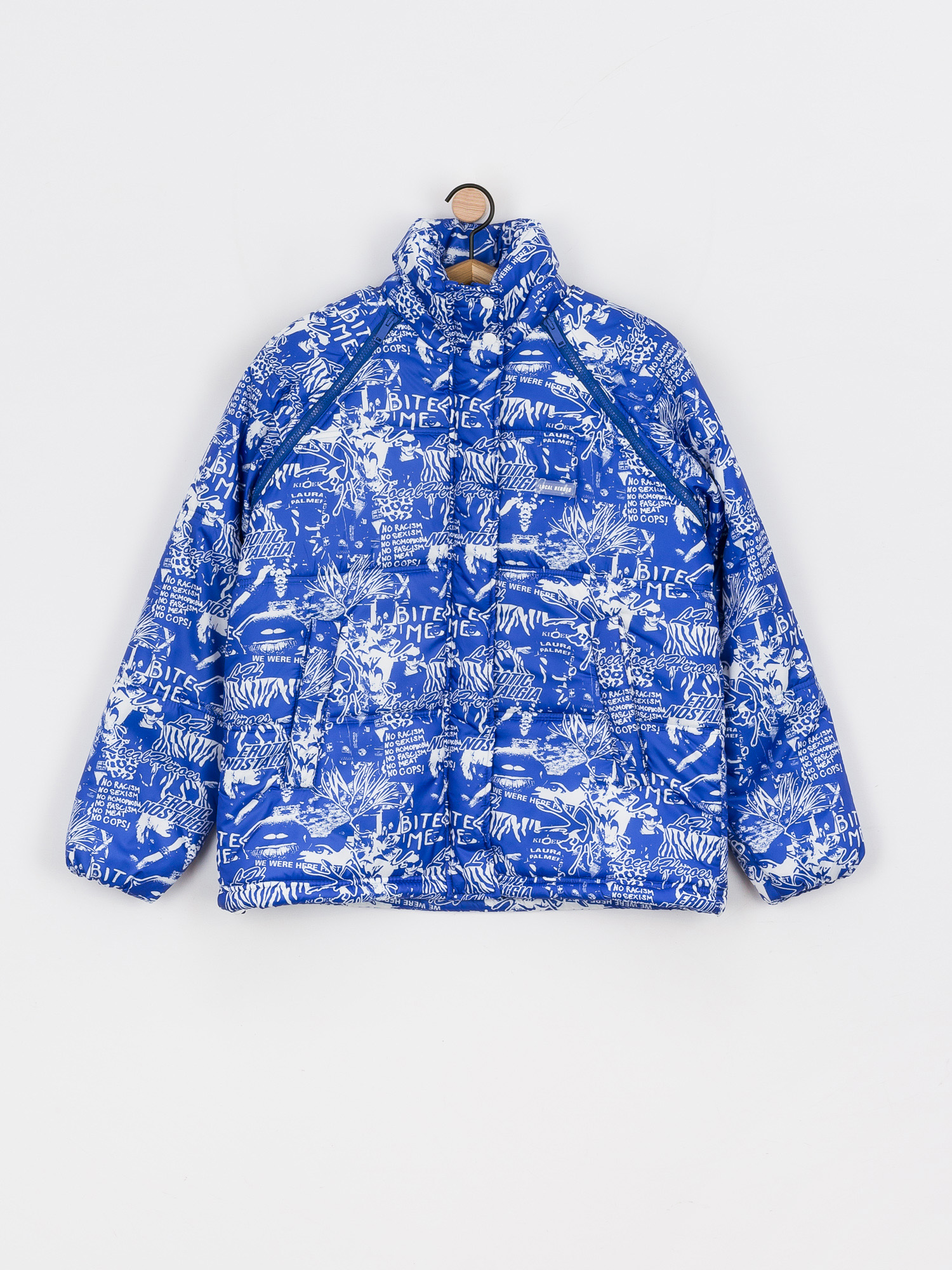 Local Heroes Riot Puff Jacket Wmn (blue/white)