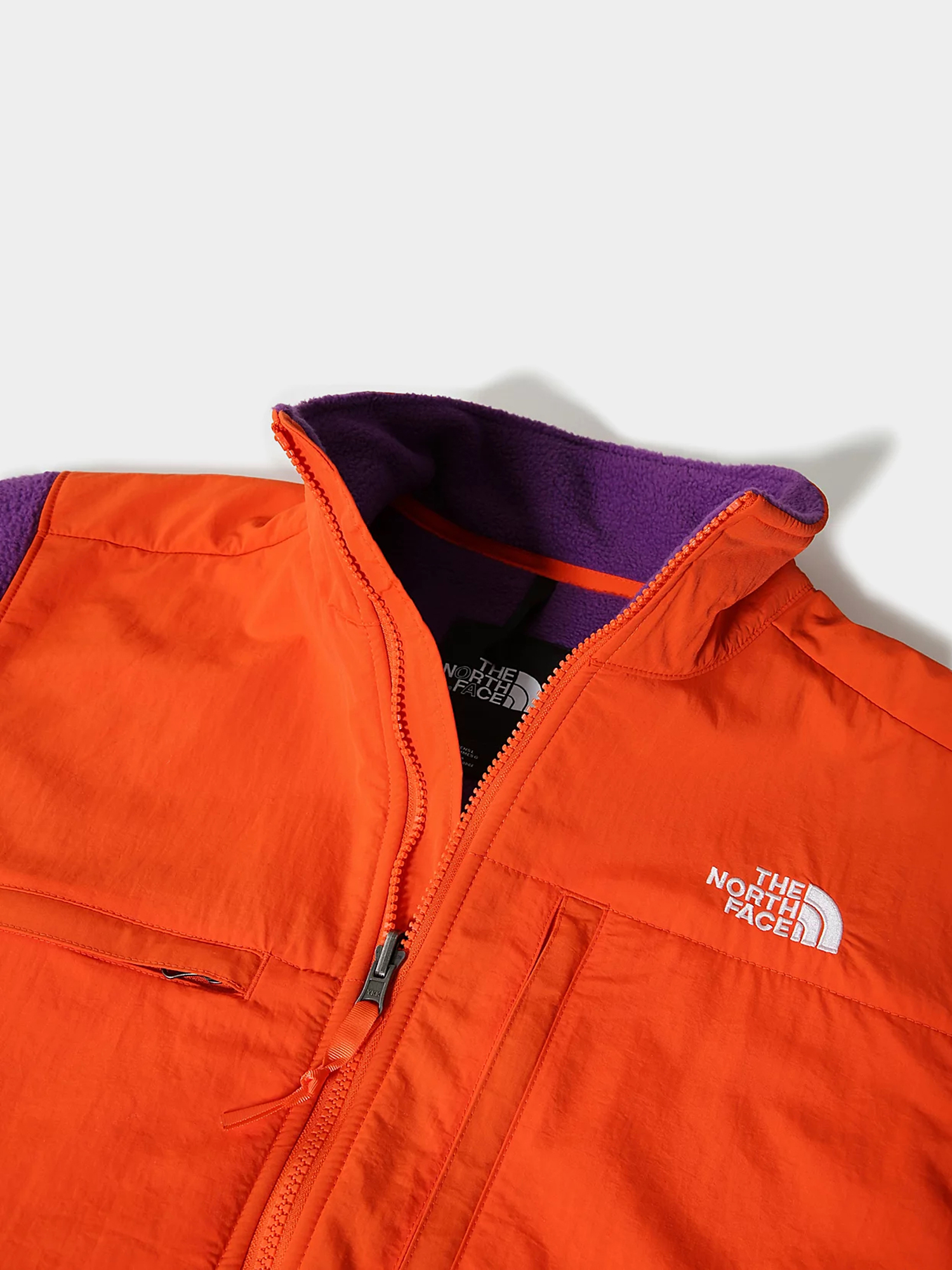 Herren The North Face Denali 2 Fleecejacke (gravity purple/red orange)
