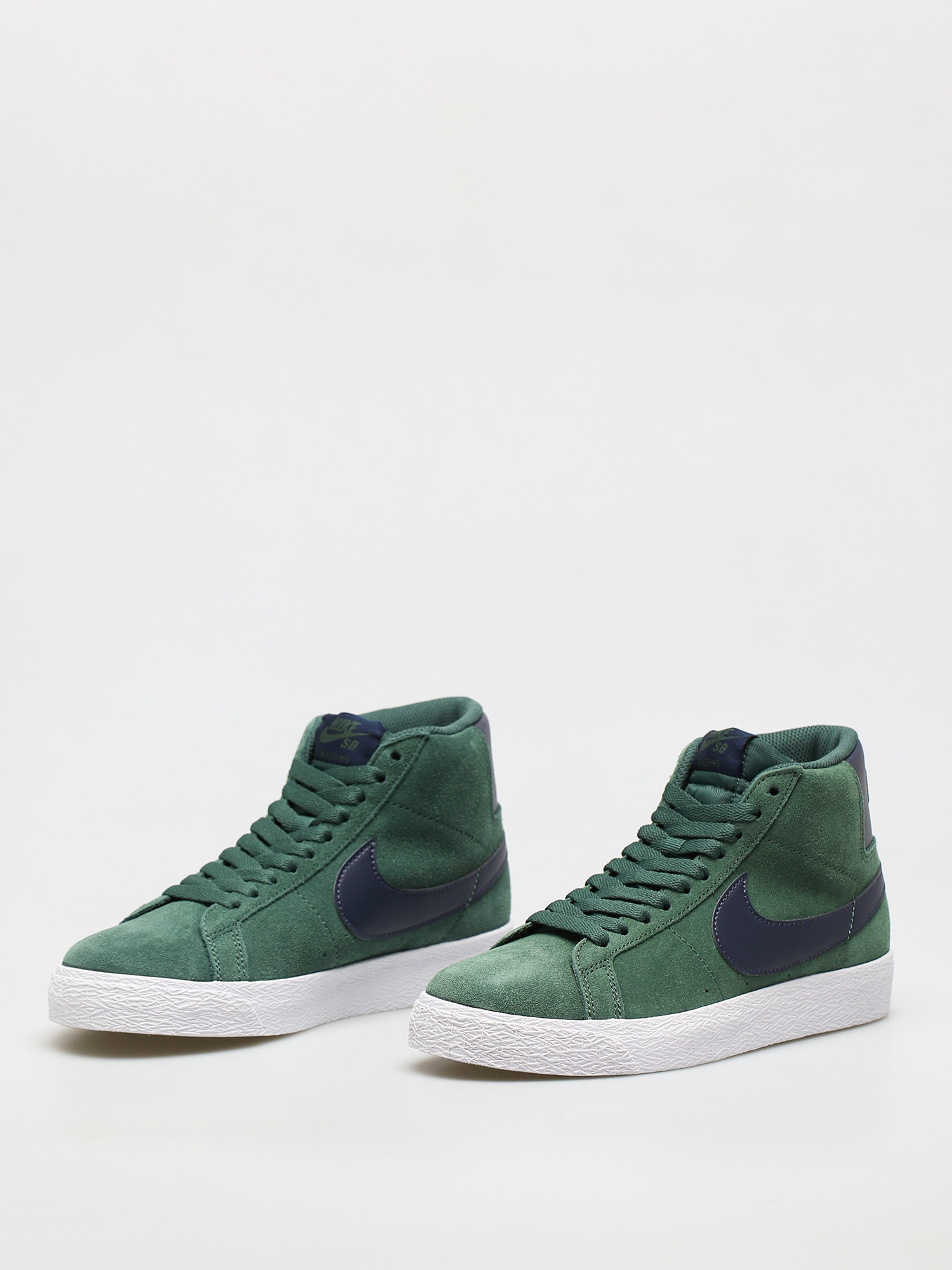 Nike SB Zoom Blazer Mid Shoes (noble green/midnight navy noble green)