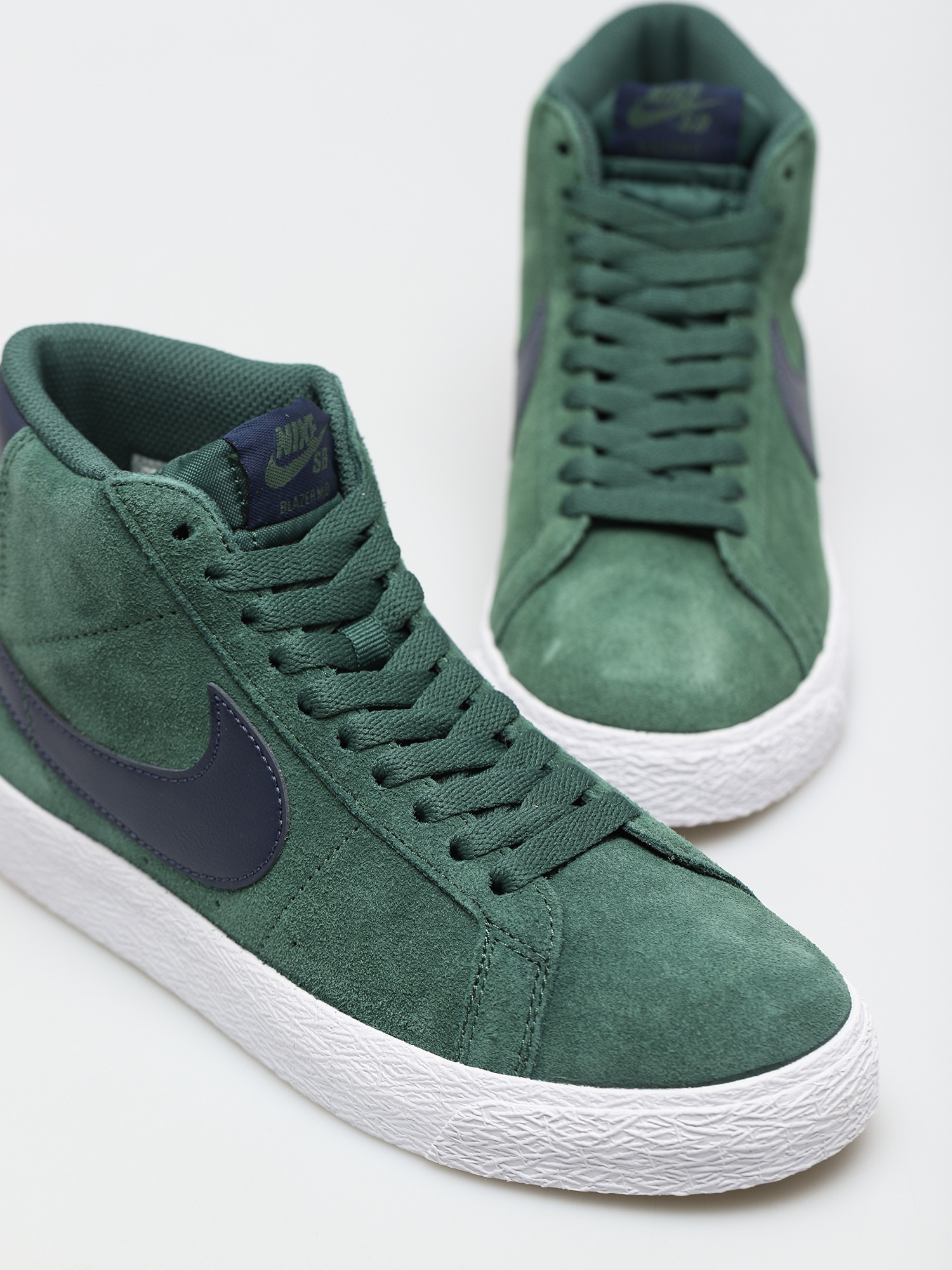 Nike SB Zoom Blazer Mid Shoes (noble green/midnight navy noble green)