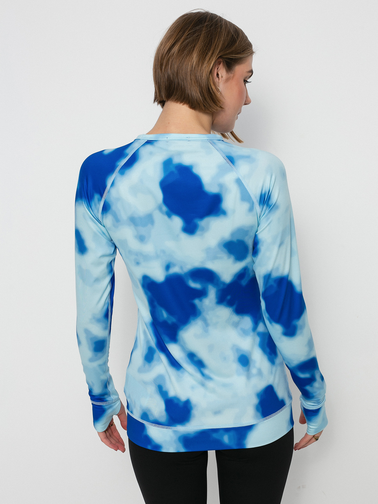 Womens Burton Lightweight X Base Layer Active longsleeve (cobalt abstract dye)