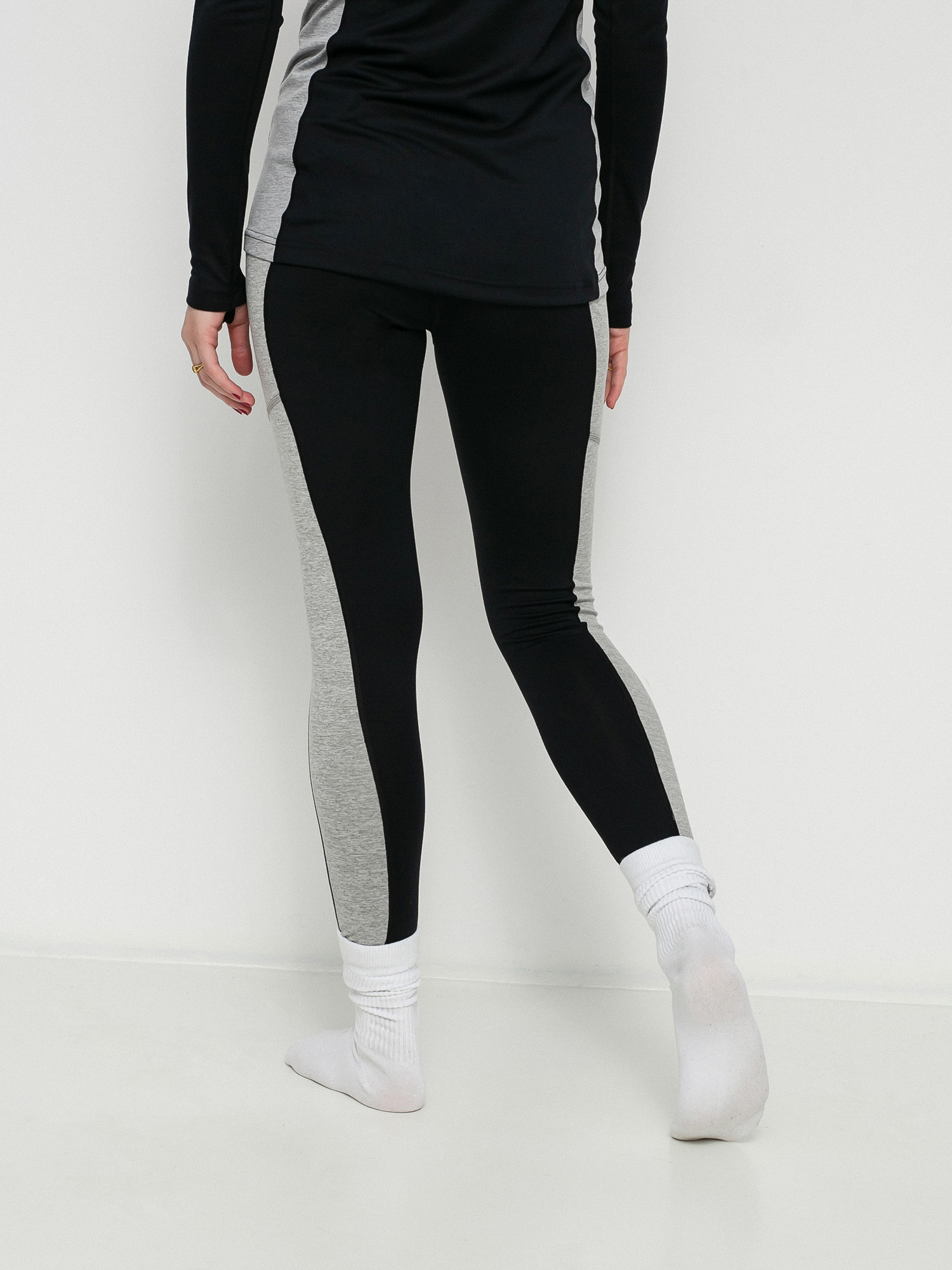 Womens Burton Midweight X Base Layers Active leggings (true black/gray heather)