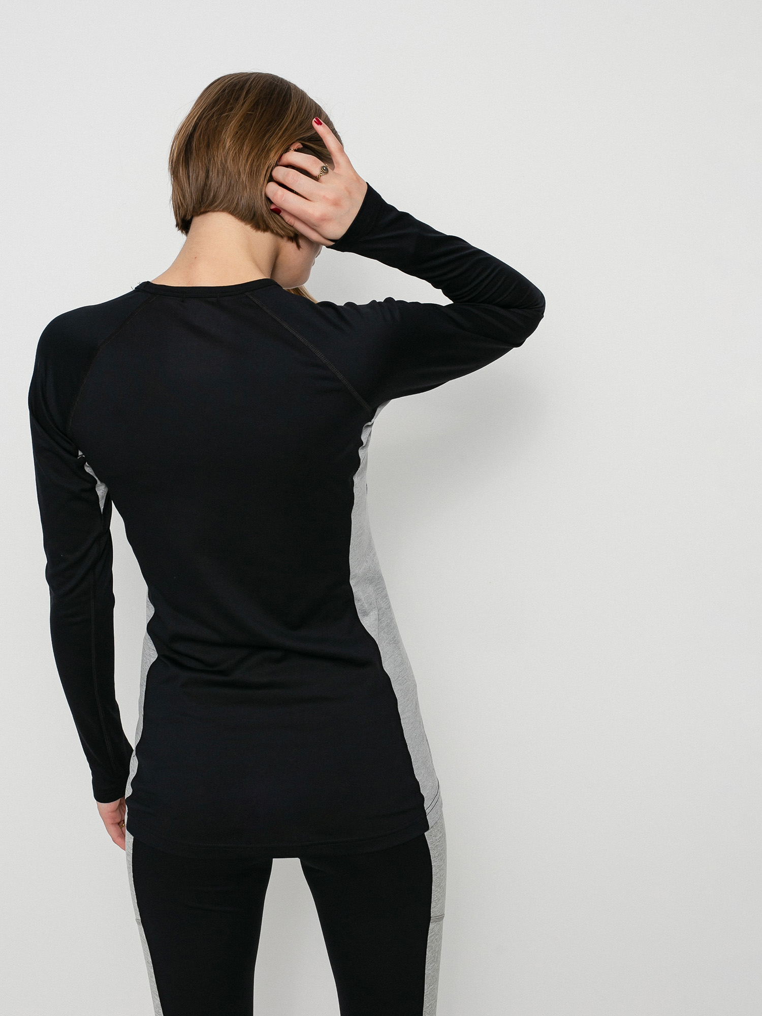 Damen Burton Midweight X Base Layer Funktionslongsleeve (true black)