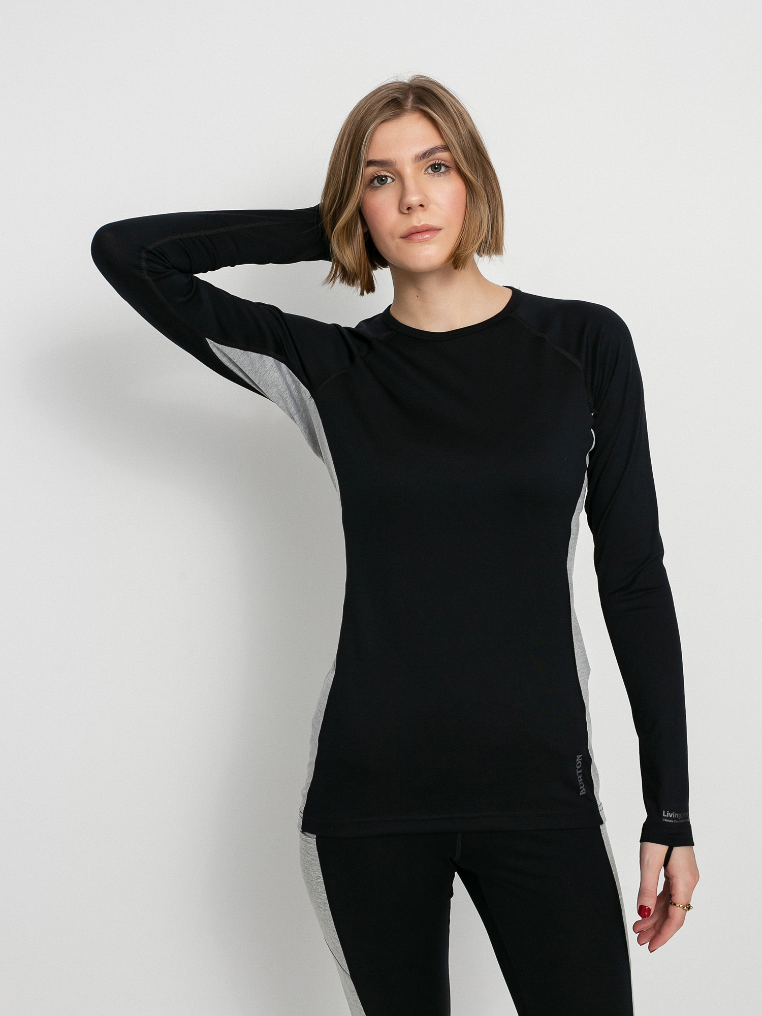 Womens Burton Midweight X Base Layer Active longsleeve (true black)
