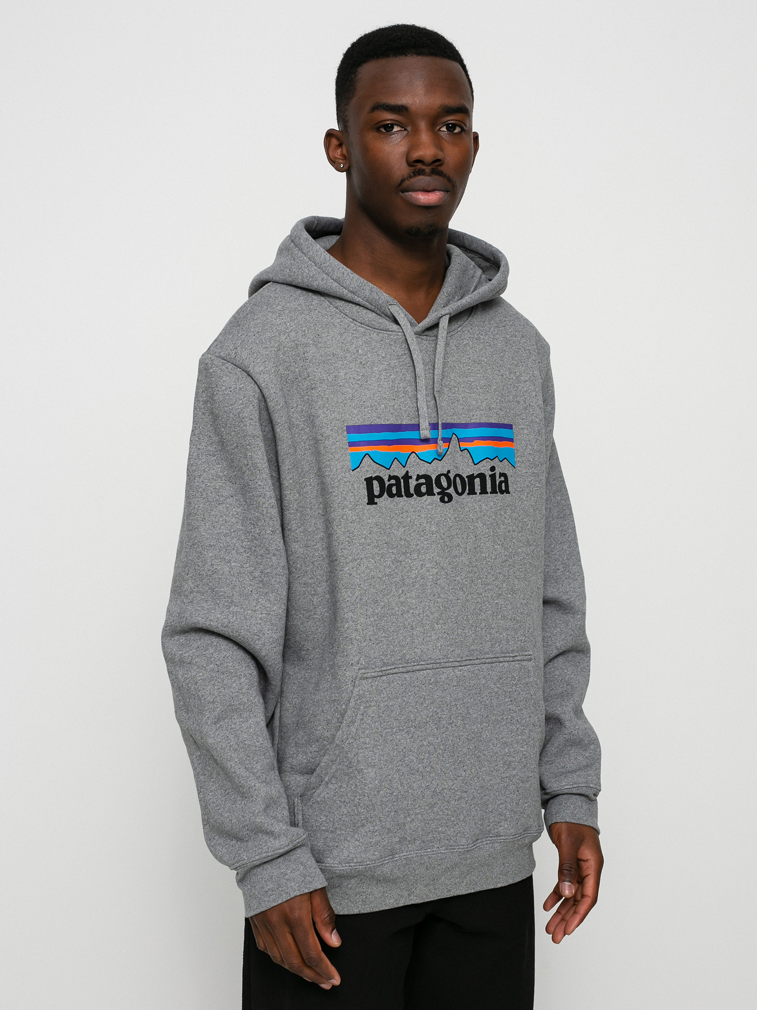 Patagonia Logo Uprisal HD Hoodie (gravel heather)