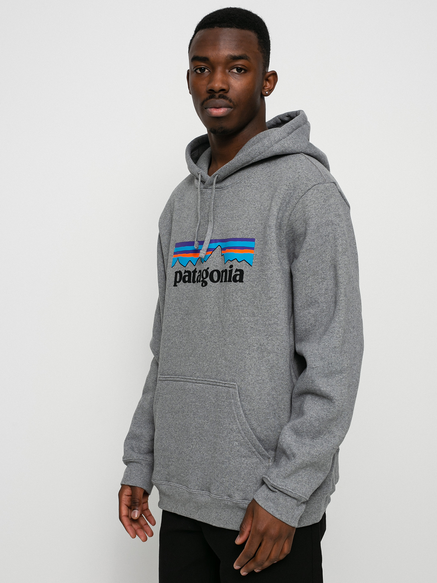Patagonia Logo Uprisal HD Hoodie (gravel heather)