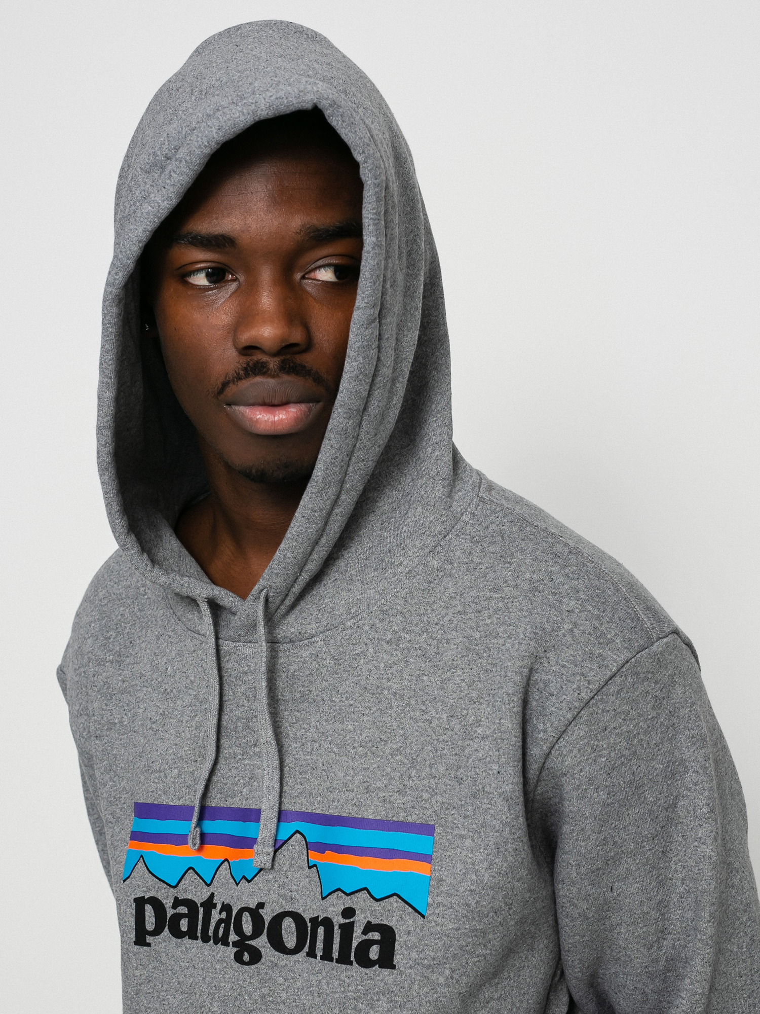 Patagonia Logo Uprisal HD Hoody (gravel heather)