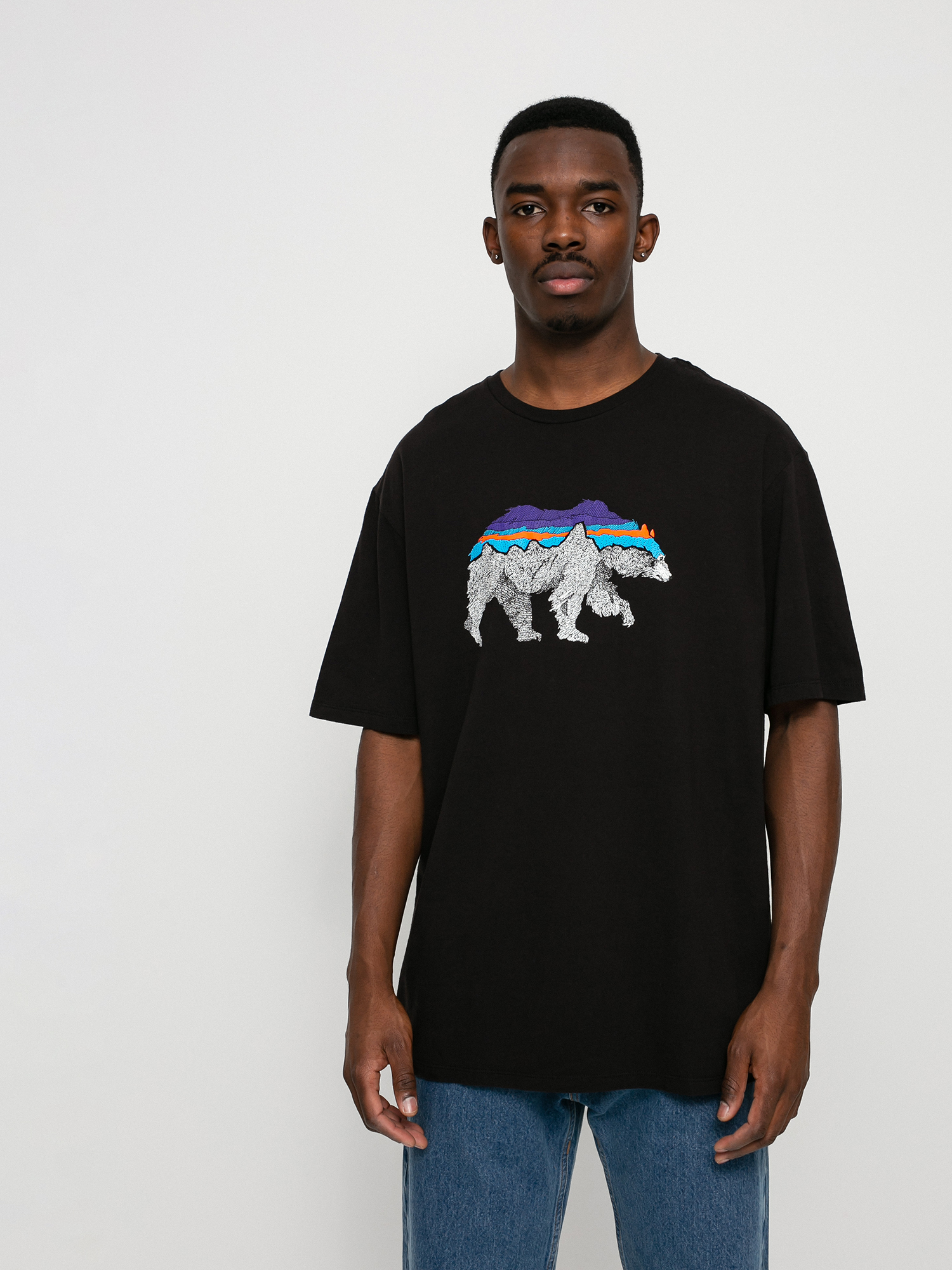 Good Organic T-shirt (black w/bear 
