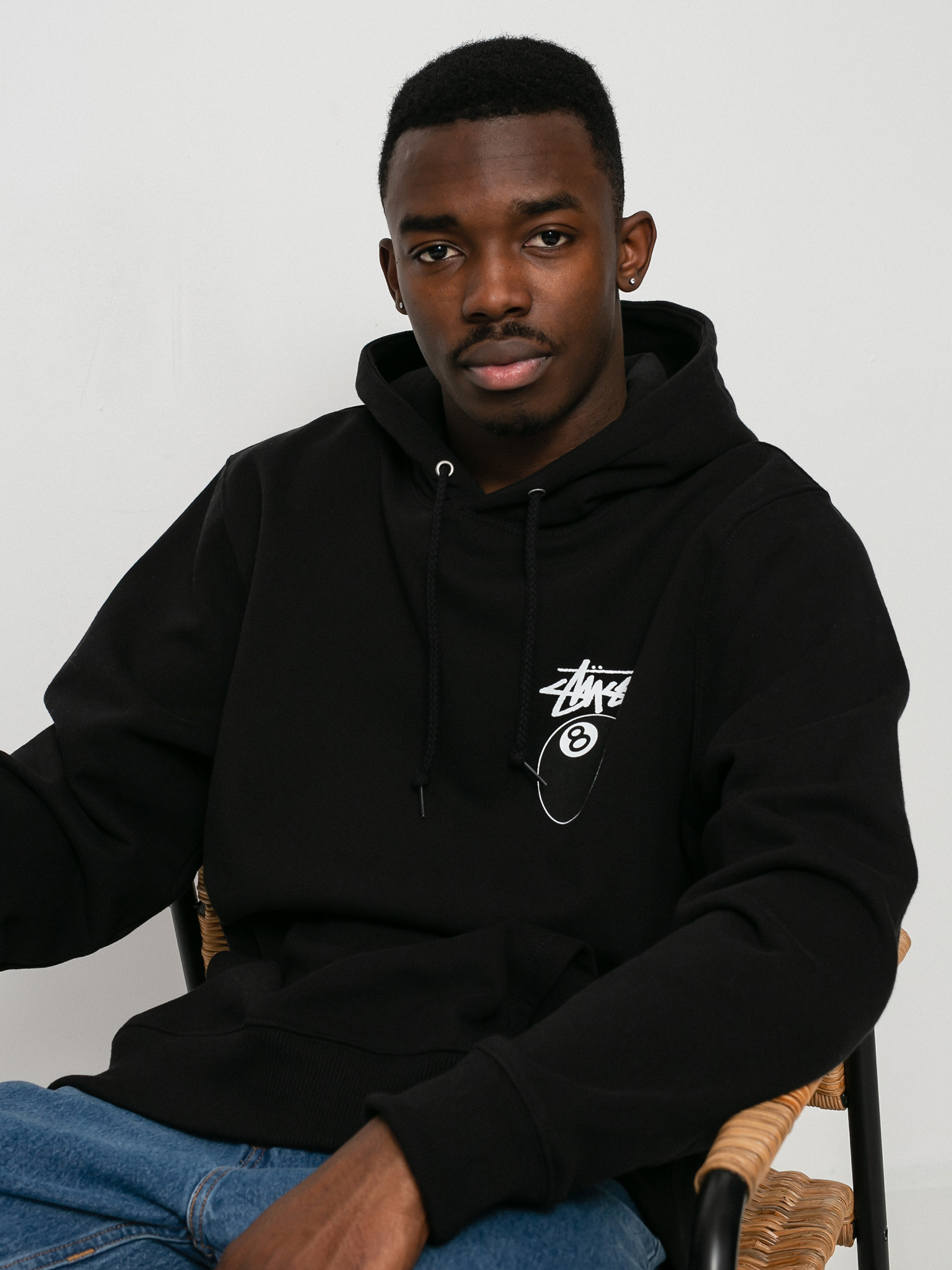 Stussy 8 Ball HD Hoodie - black (black)