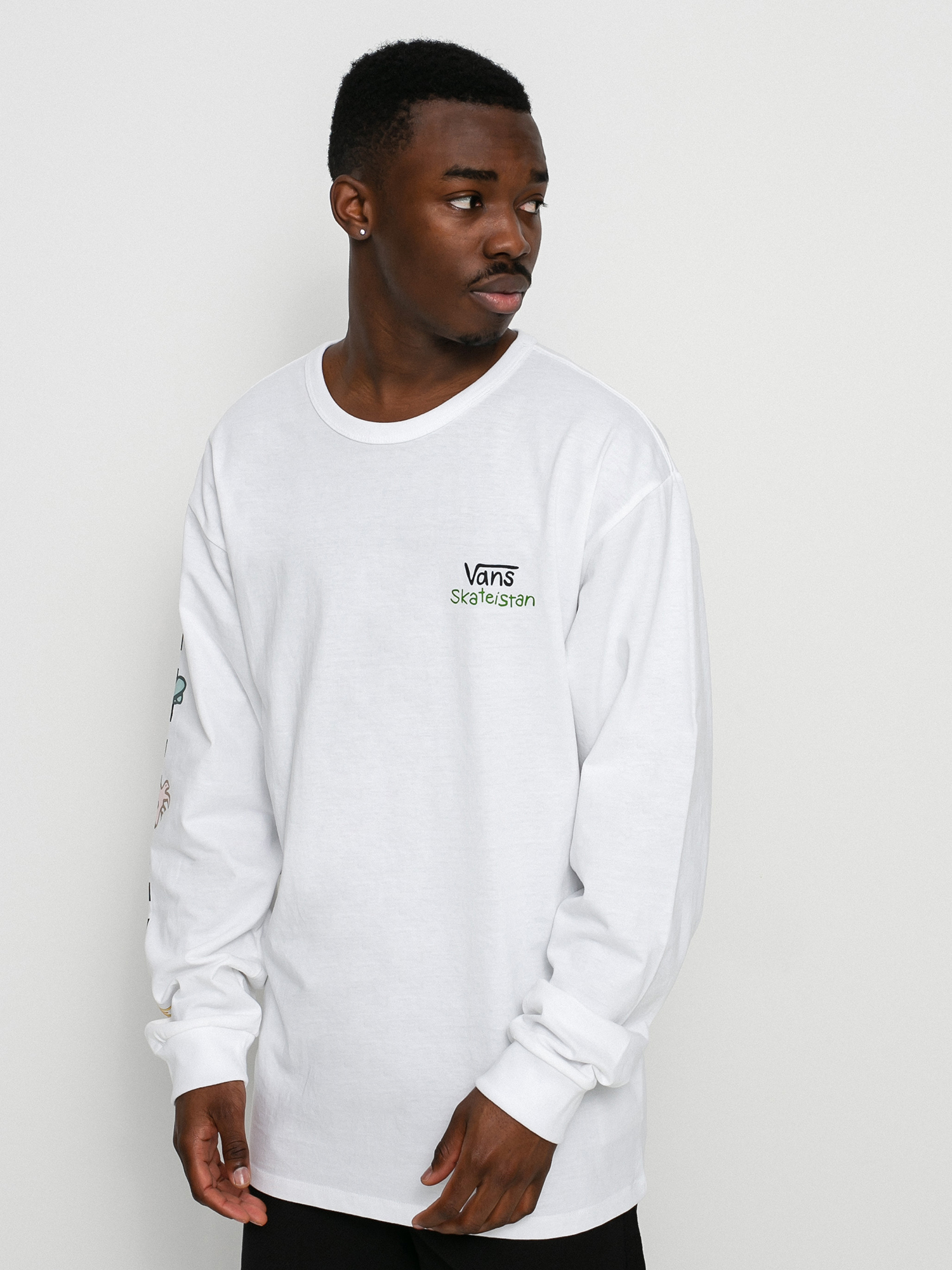 Vans X Skateistan Off The Wall Longsleeve (white)