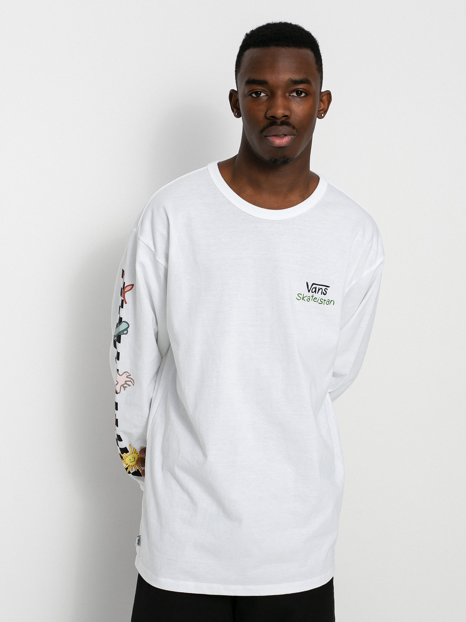 Vans X Skateistan Off The Wall Longsleeve (white)