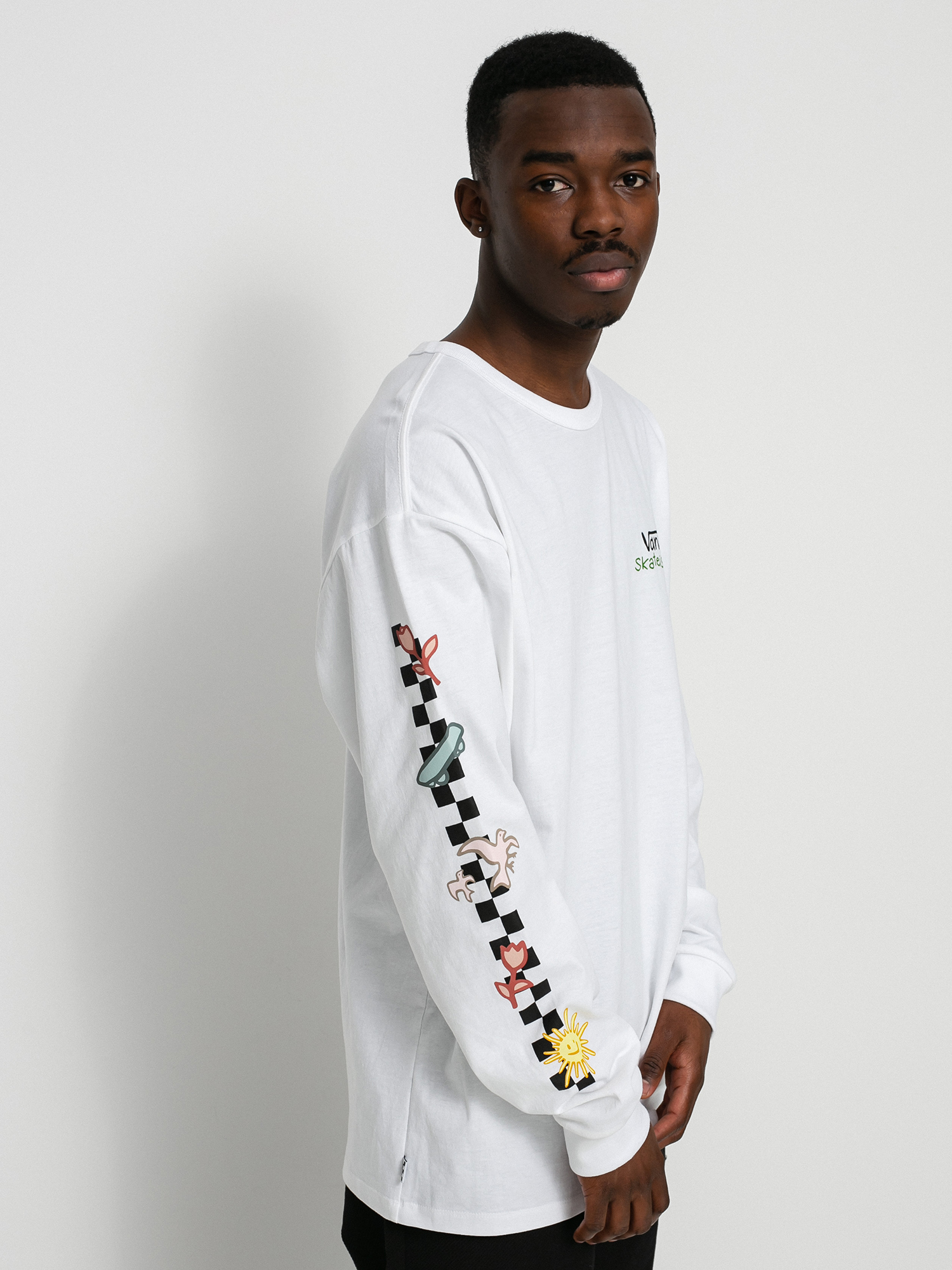 Vans X Skateistan Off The Wall Longsleeve (white)