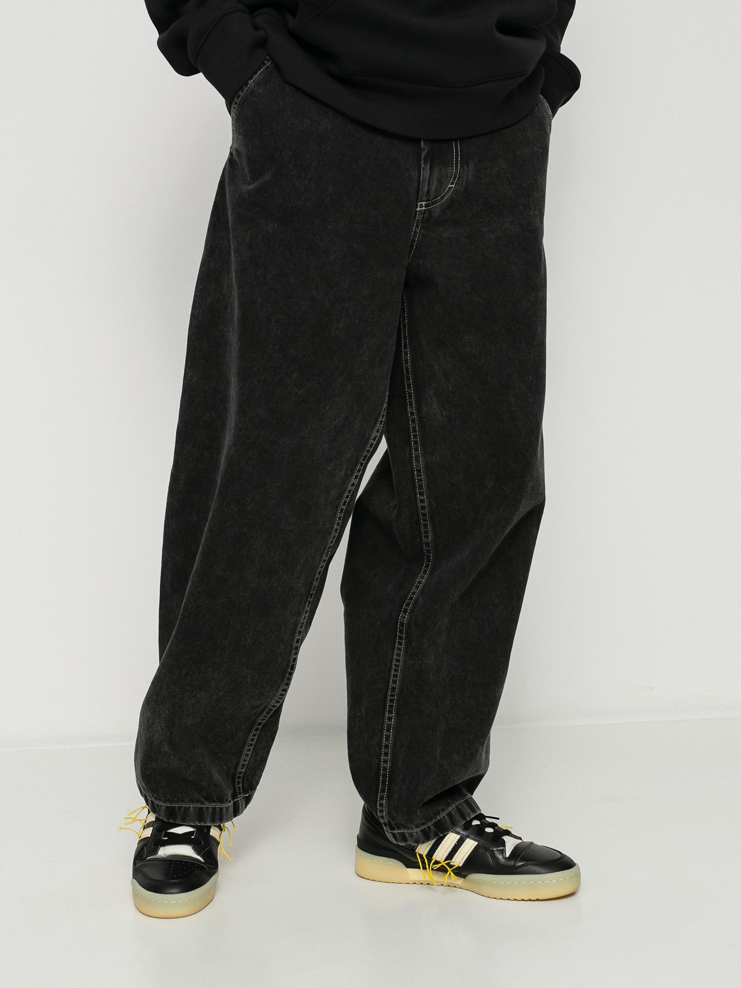 Polar Skate Big Boy Work Pants - black (washed black)