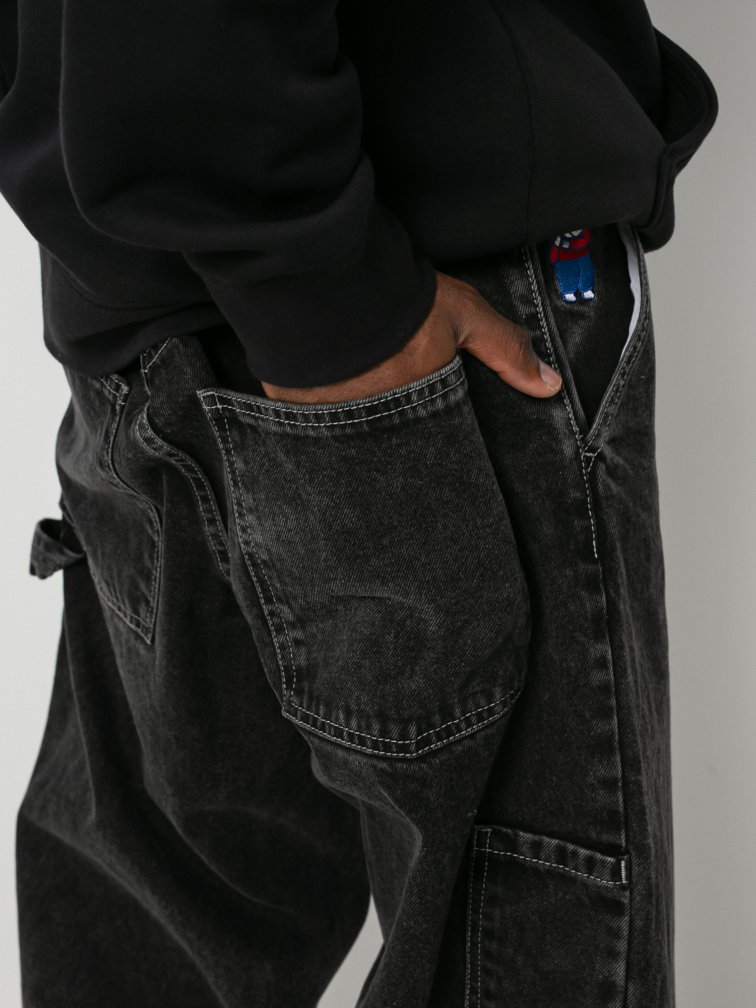 Polar Skate Big Boy Work Pants (washed black)