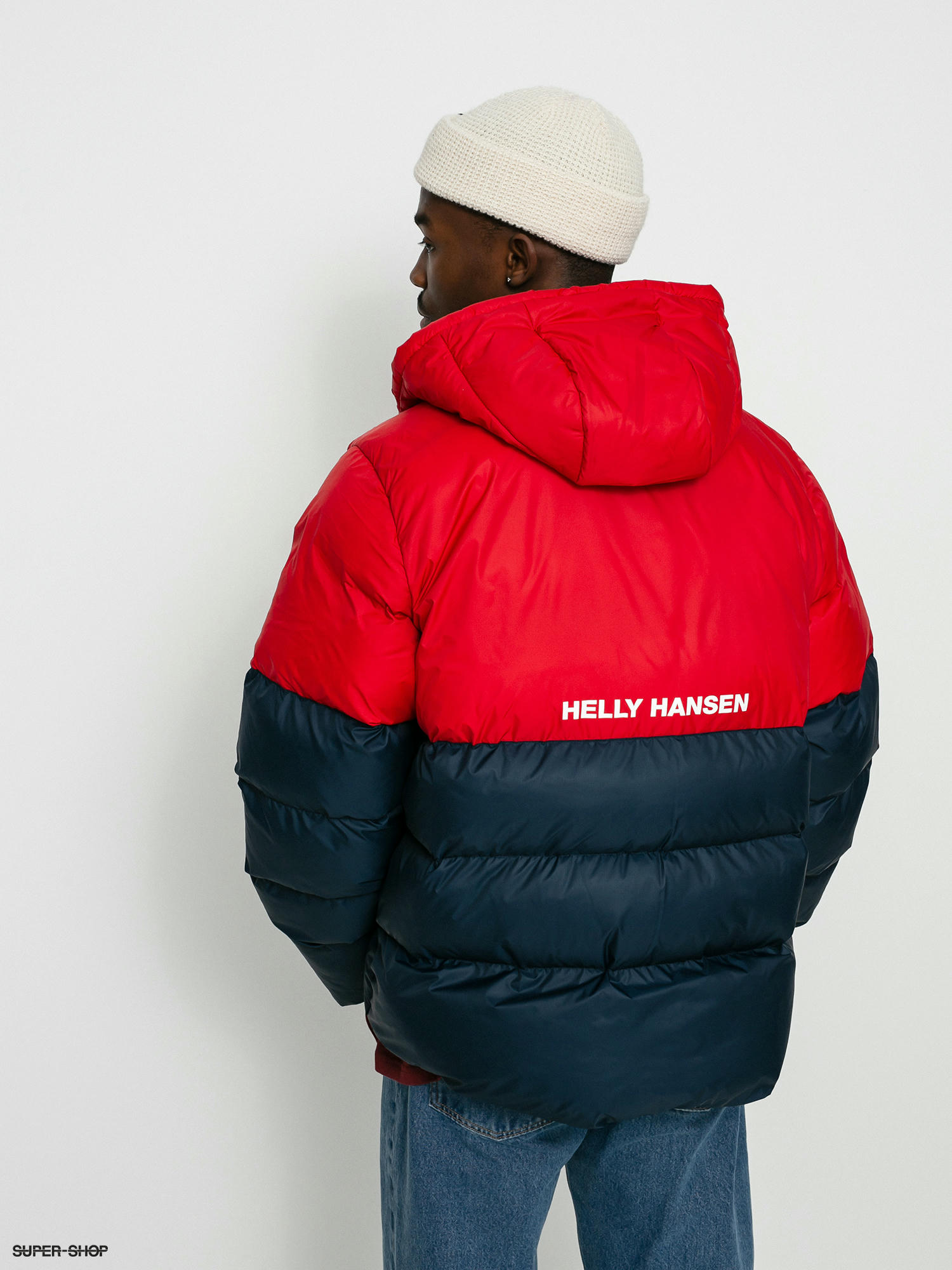 helly hansen black and red jacket