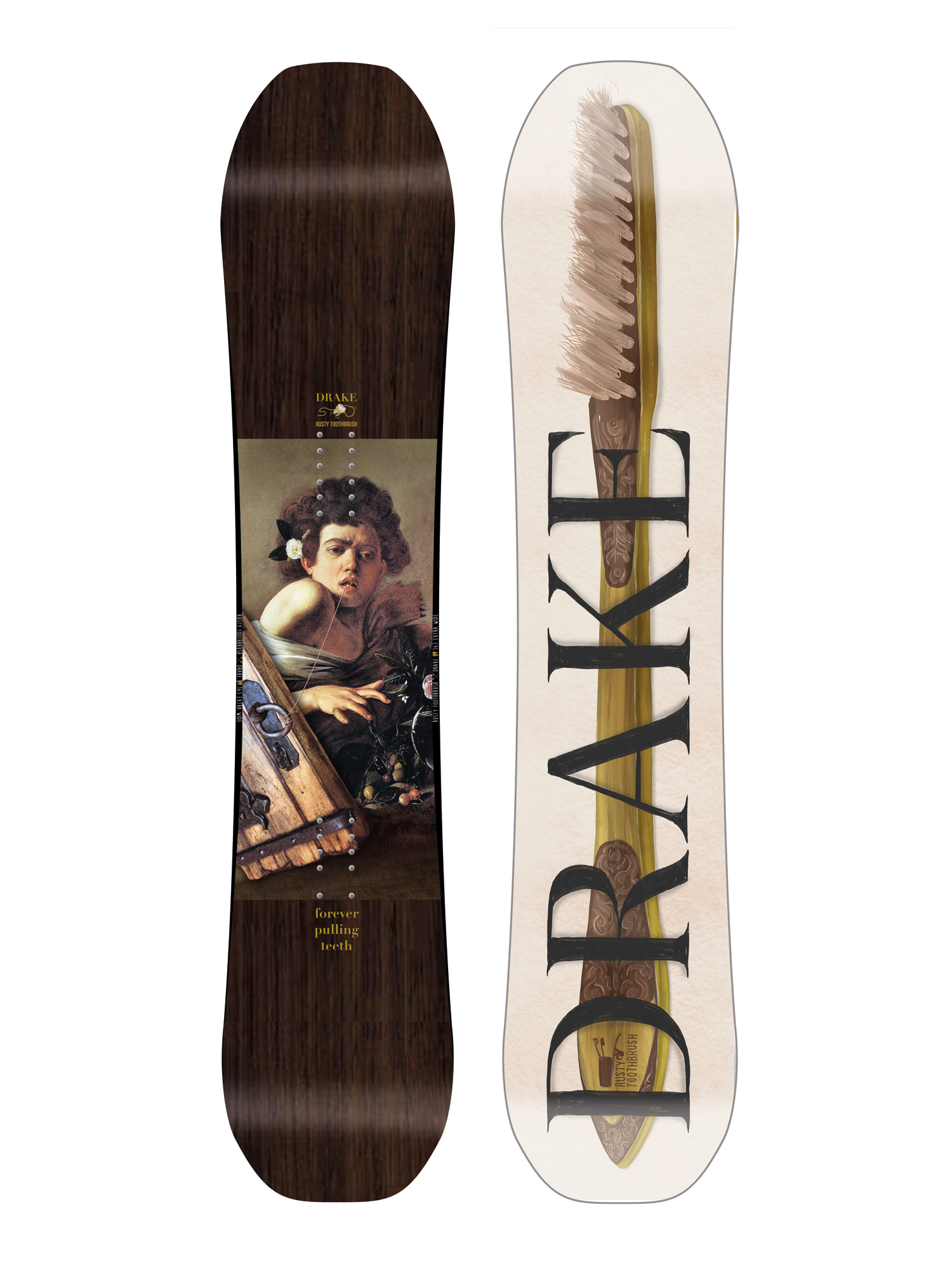 Drake Battle Rusty Snowboard - multicolor