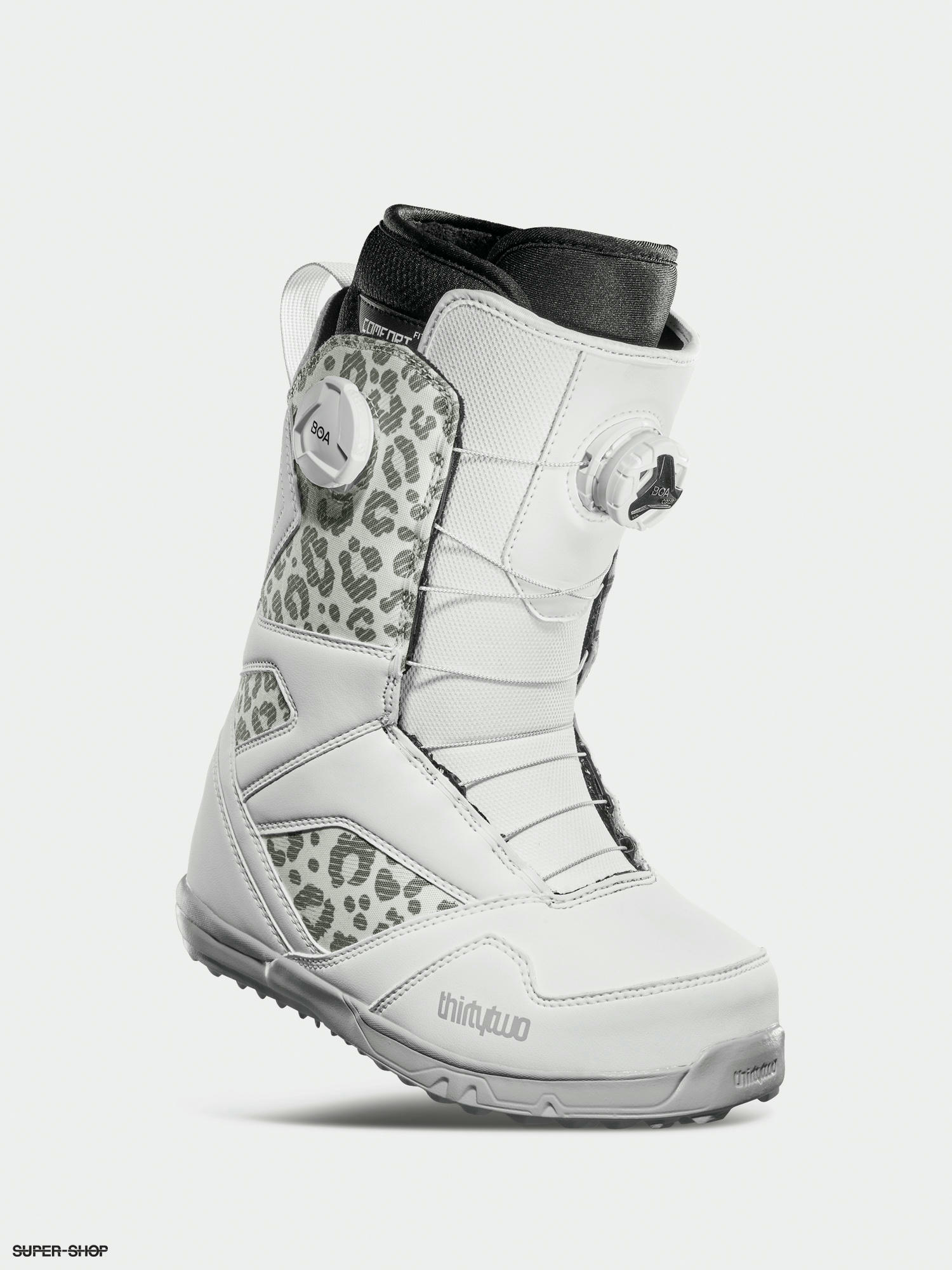 white boa snowboard boots