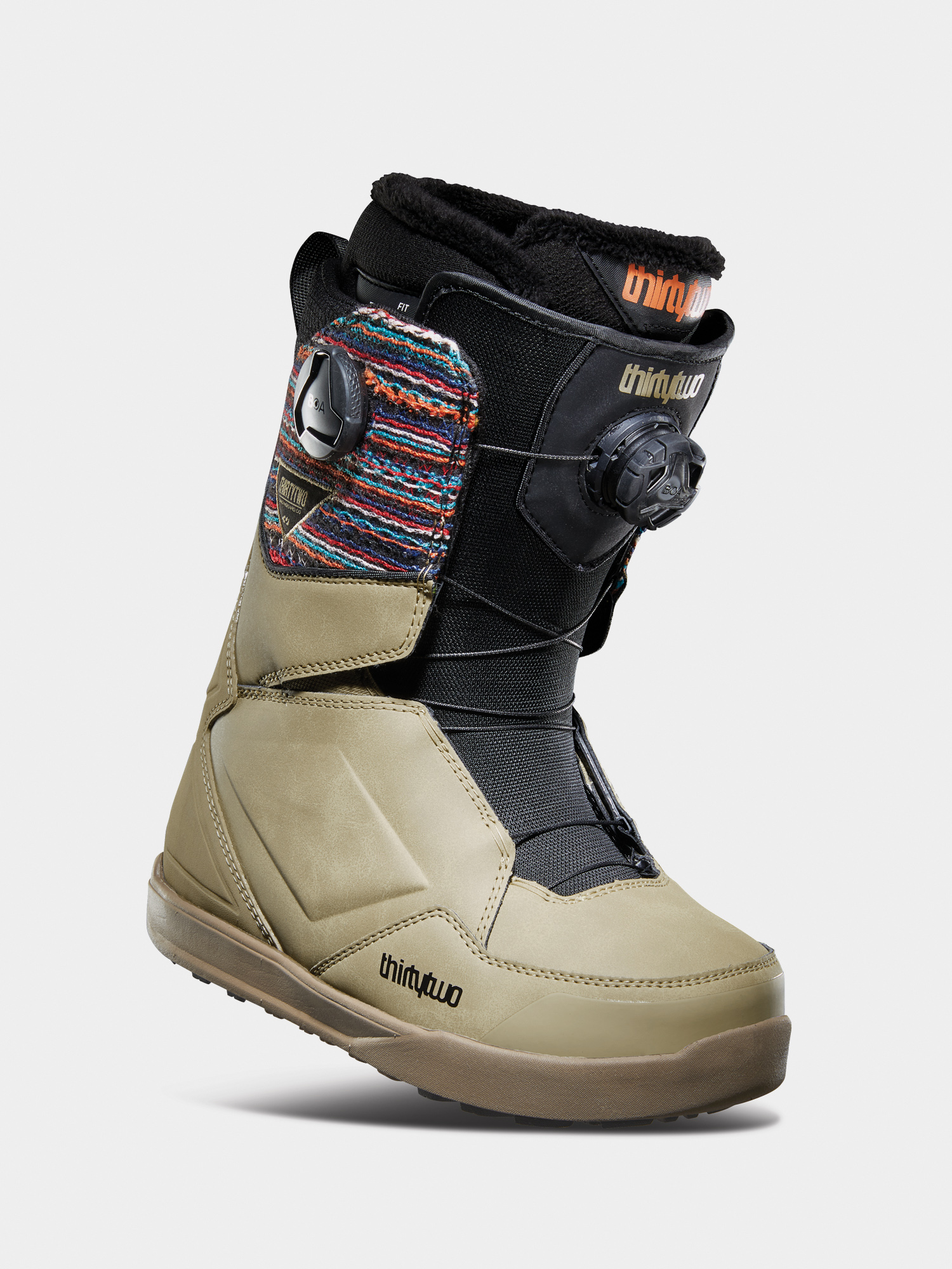 Damen ThirtyTwo Lashed Double Boa Snowboardschuhe (tan/gum)