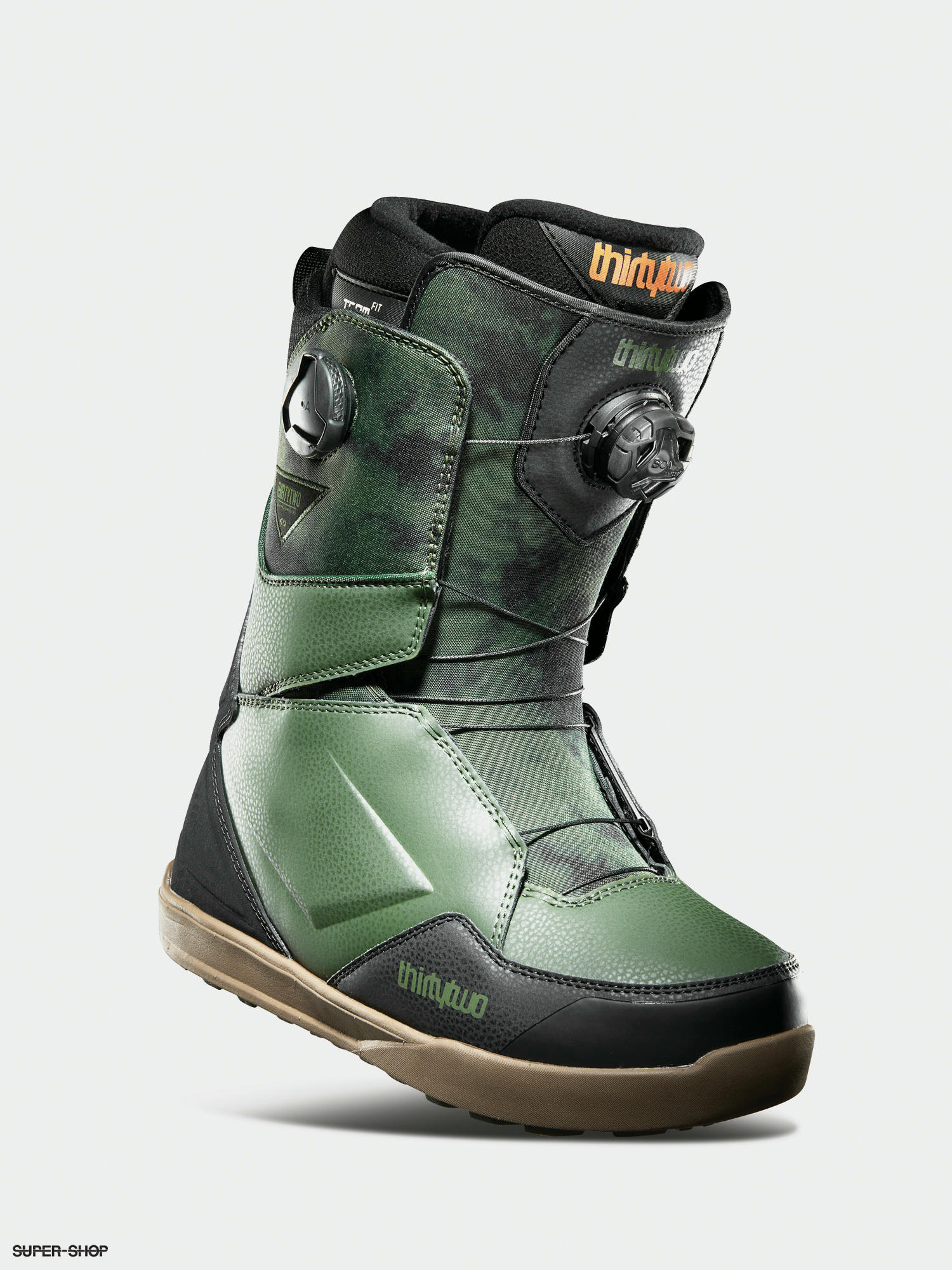 vans green snowboard boots