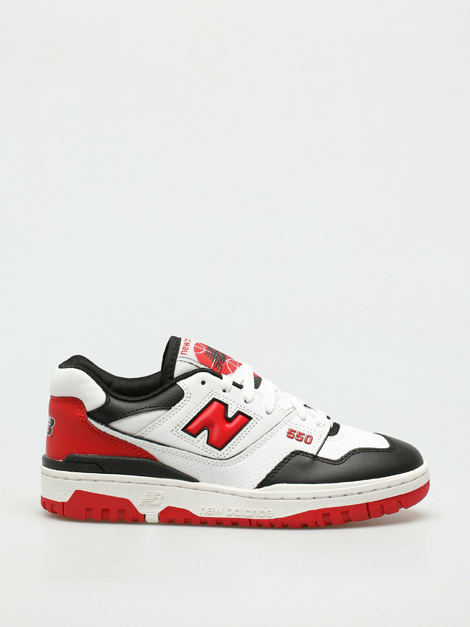 New Balance 550 Shoes (white/red)