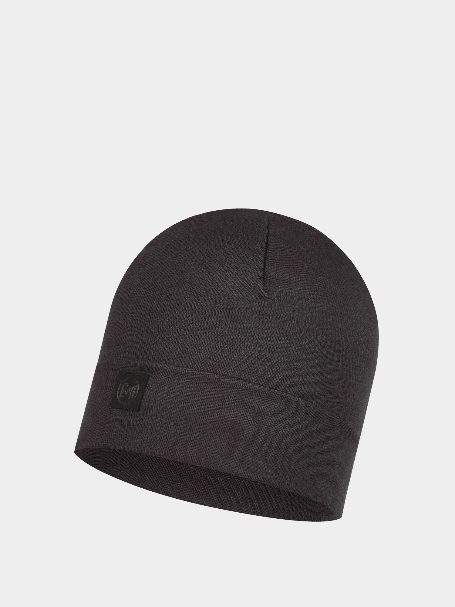 solid black beanie