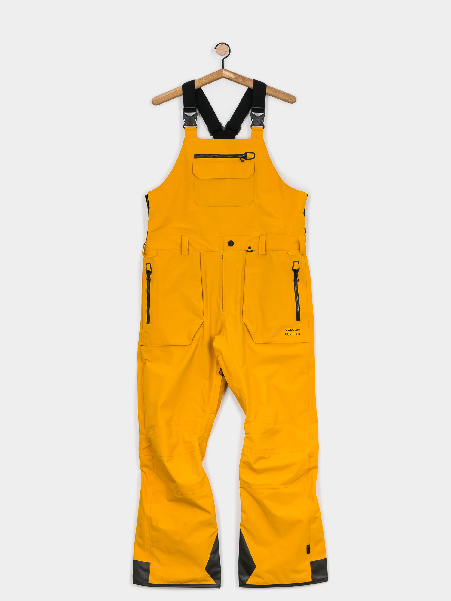 Mens Volcom Rain Gore Bib Overall Snowboard pants (resin gold)