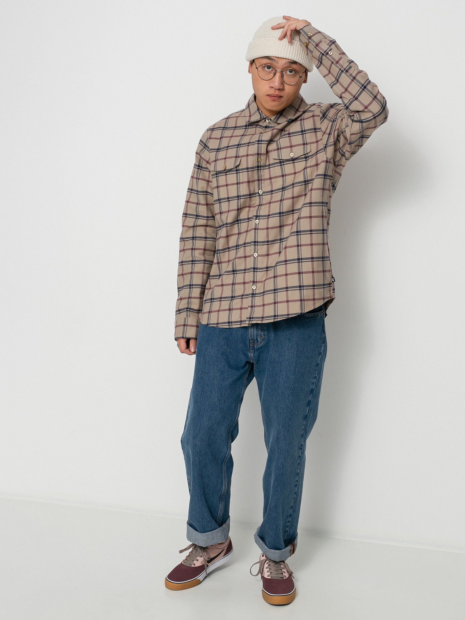 Nike SB Flannel Shirt khaki