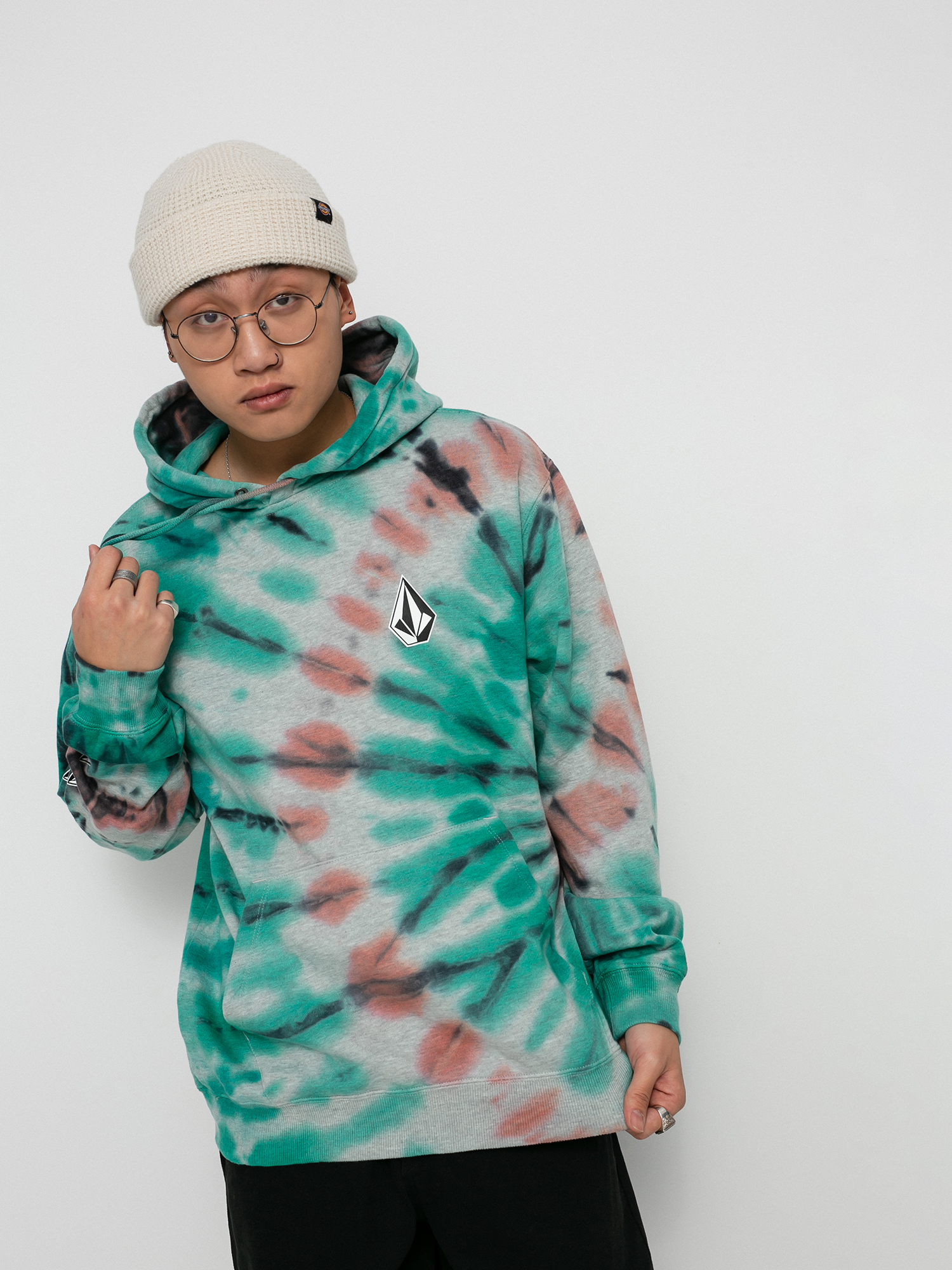 Volcom Iconic Stone Plus HD Hoodie (tie dye)