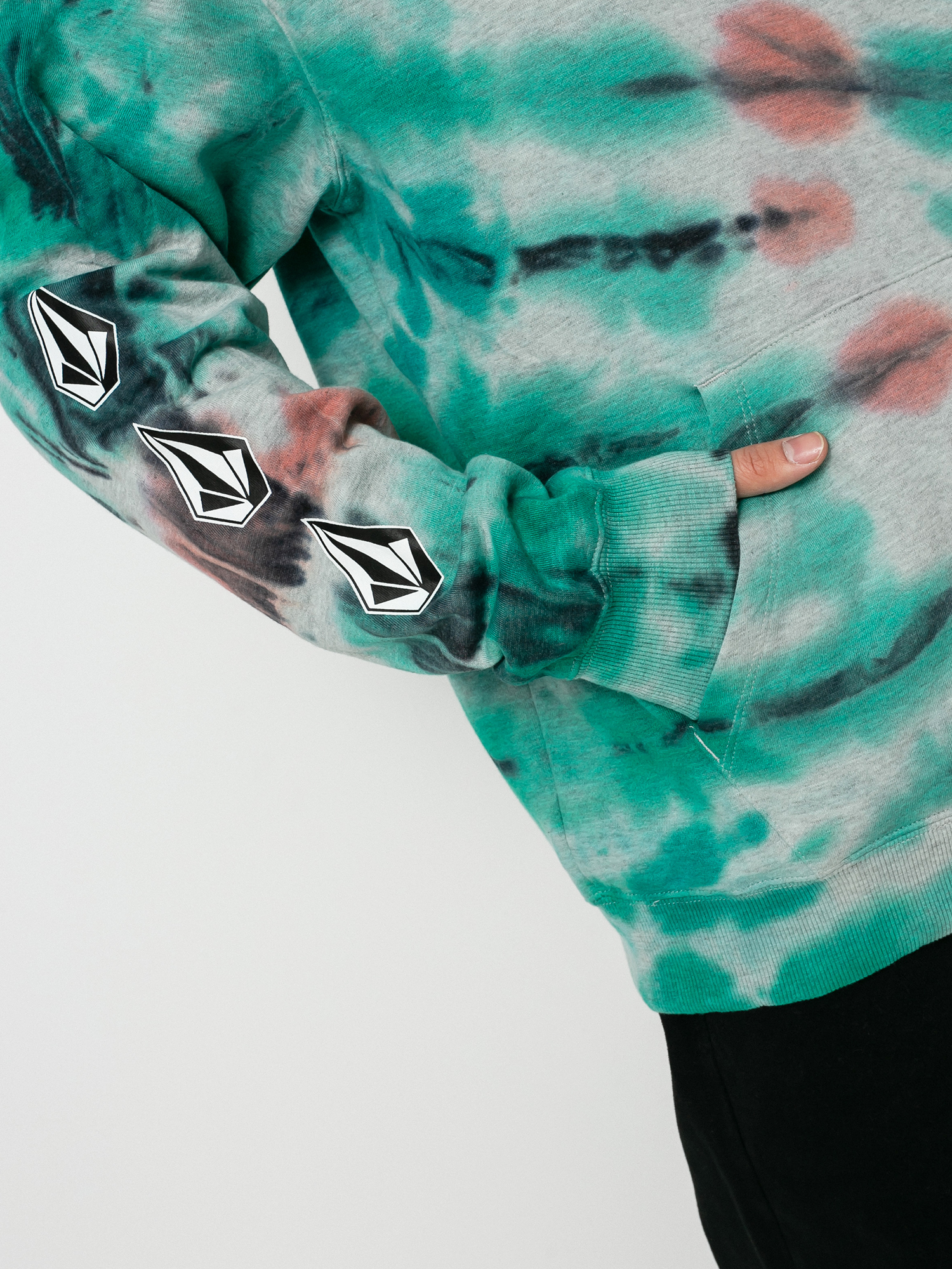 Volcom Iconic Stone Plus HD Hoodie (tie dye)