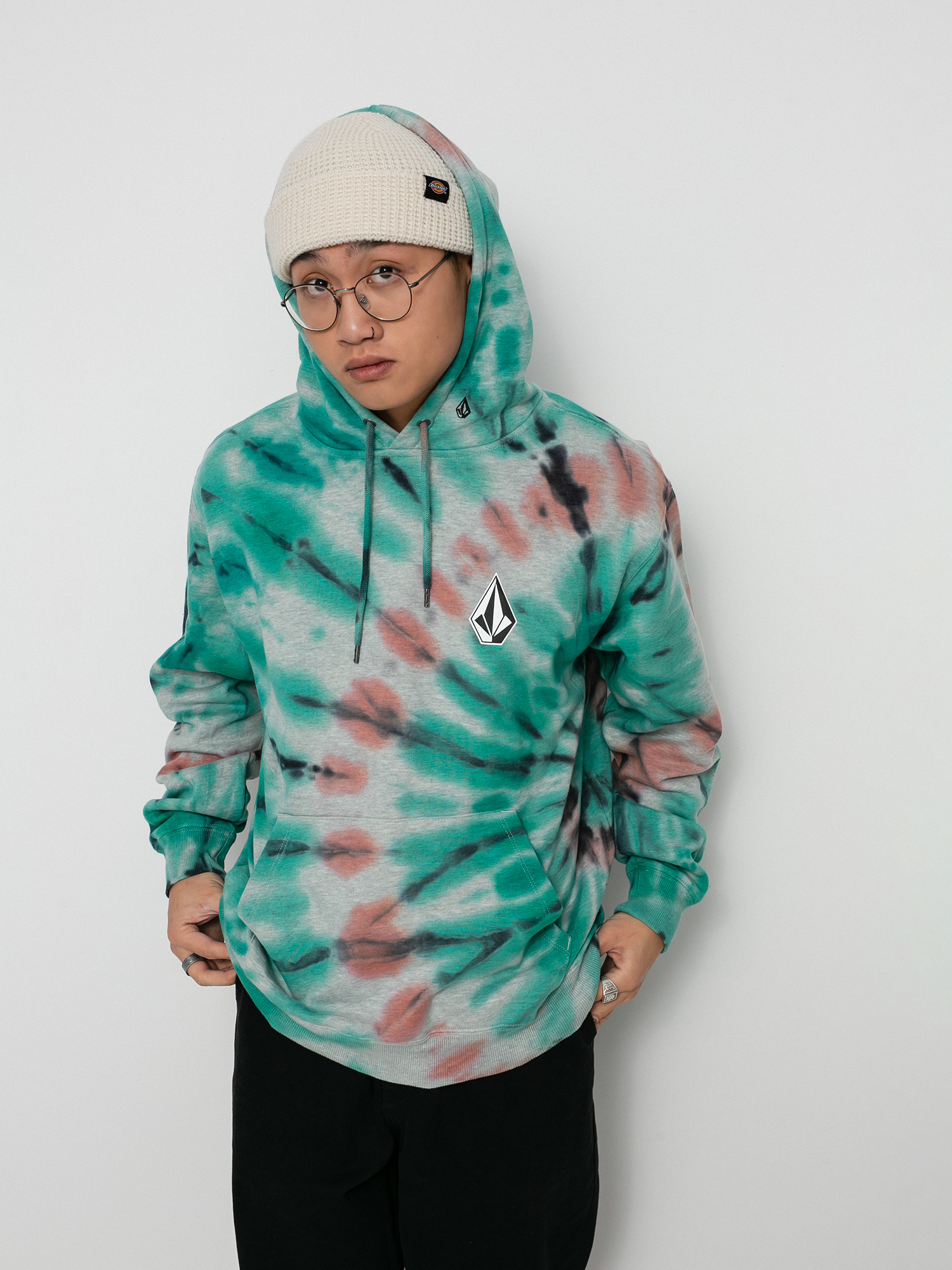 Volcom Iconic Stone Plus HD Hoodie (tie dye)
