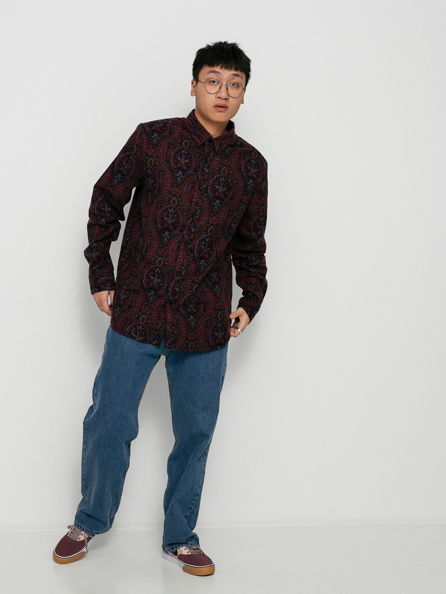 Volcom Office Party Ls Shirt - black (new black)