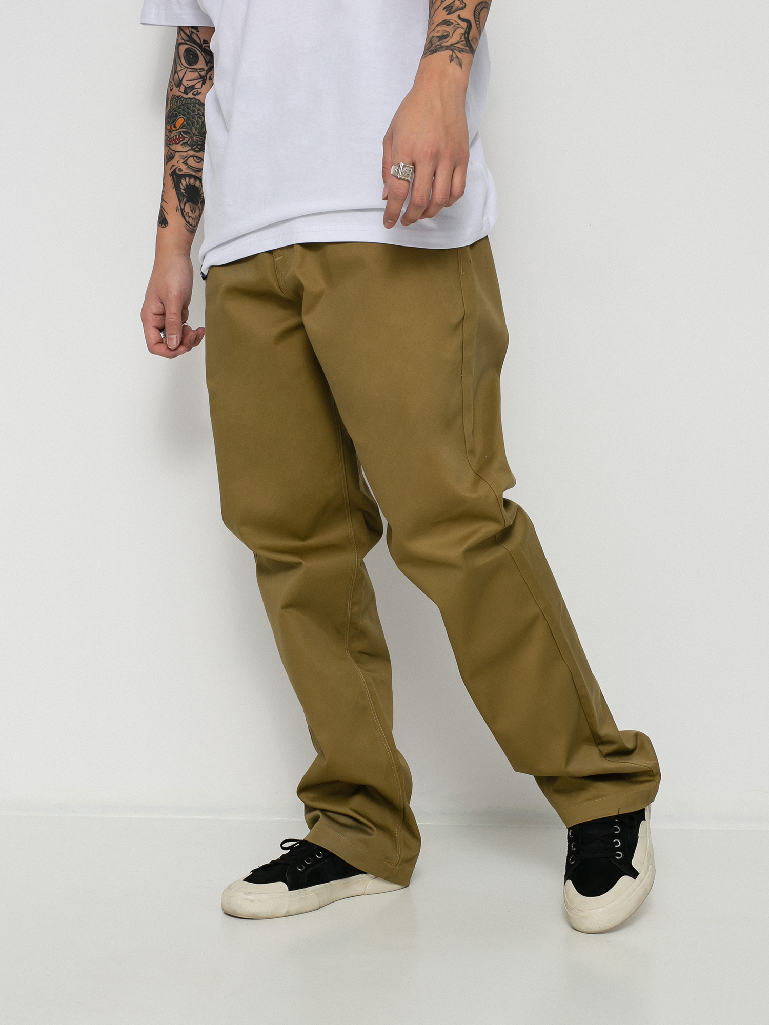 Volcom Frickin Skate Chino Pants (dark khaki)