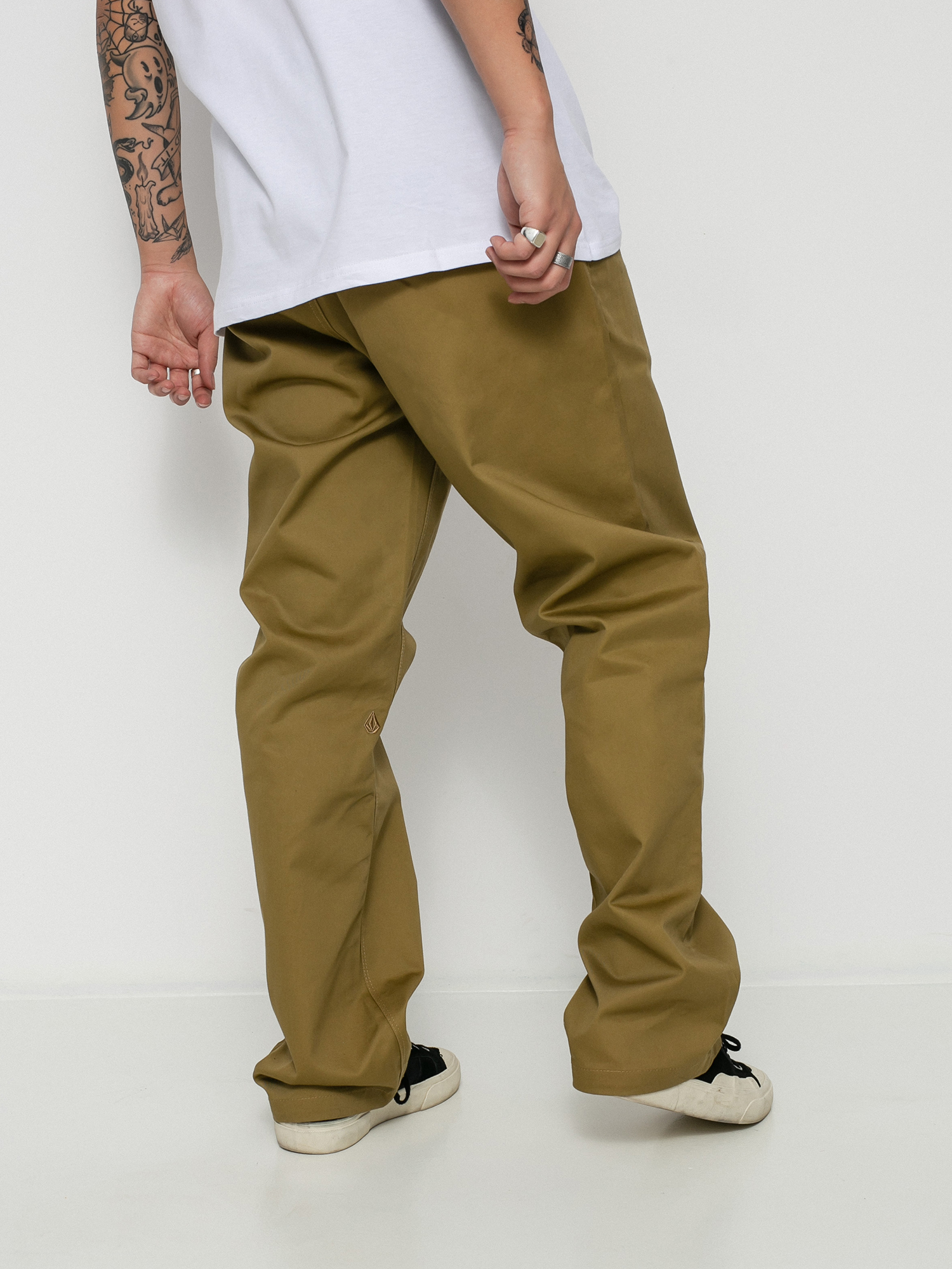 Volcom Frickin Skate Chino Pants (dark khaki)