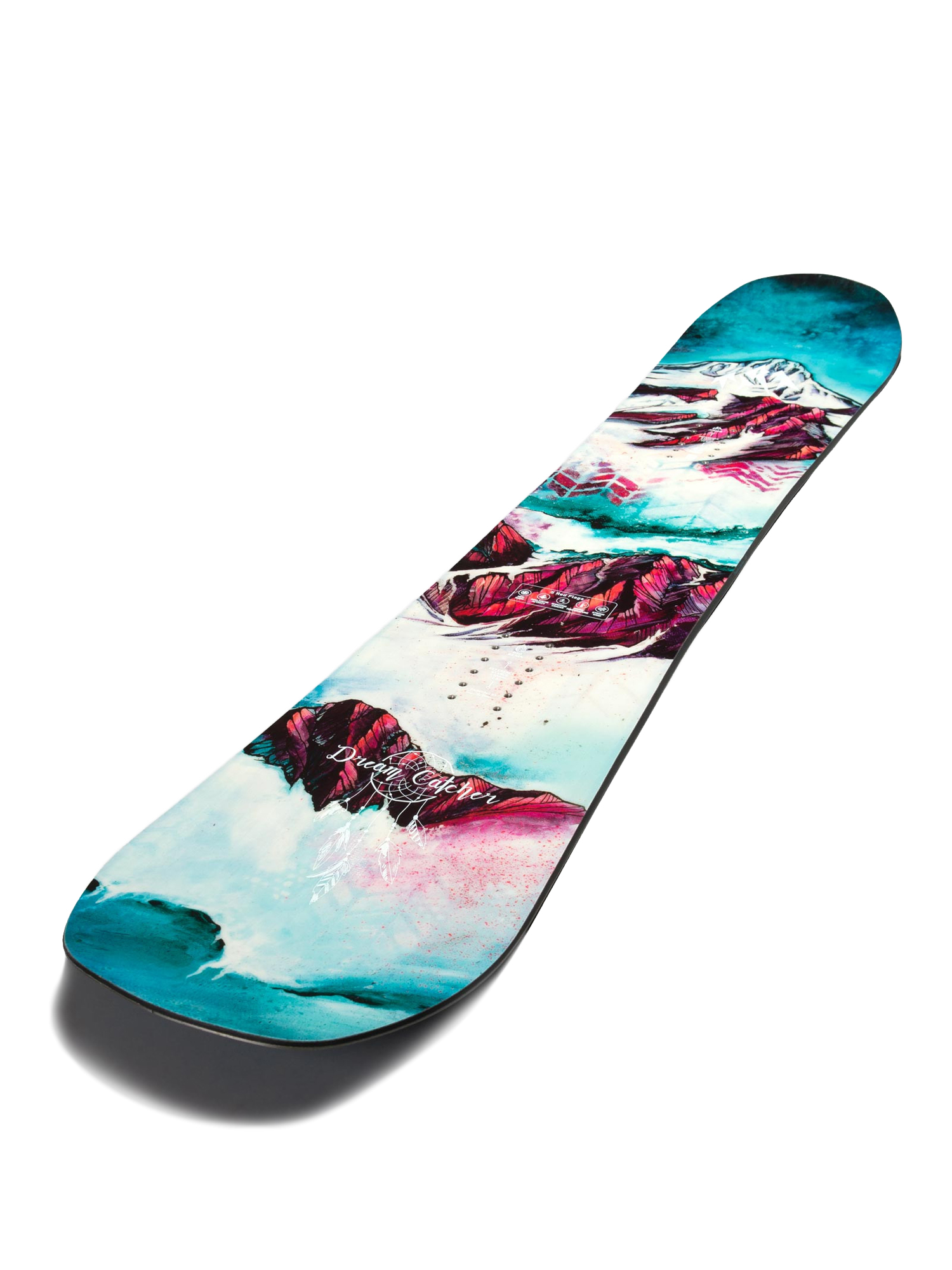 Womens Jones Snowboards Dream Catcher Snowboard (white/mint)