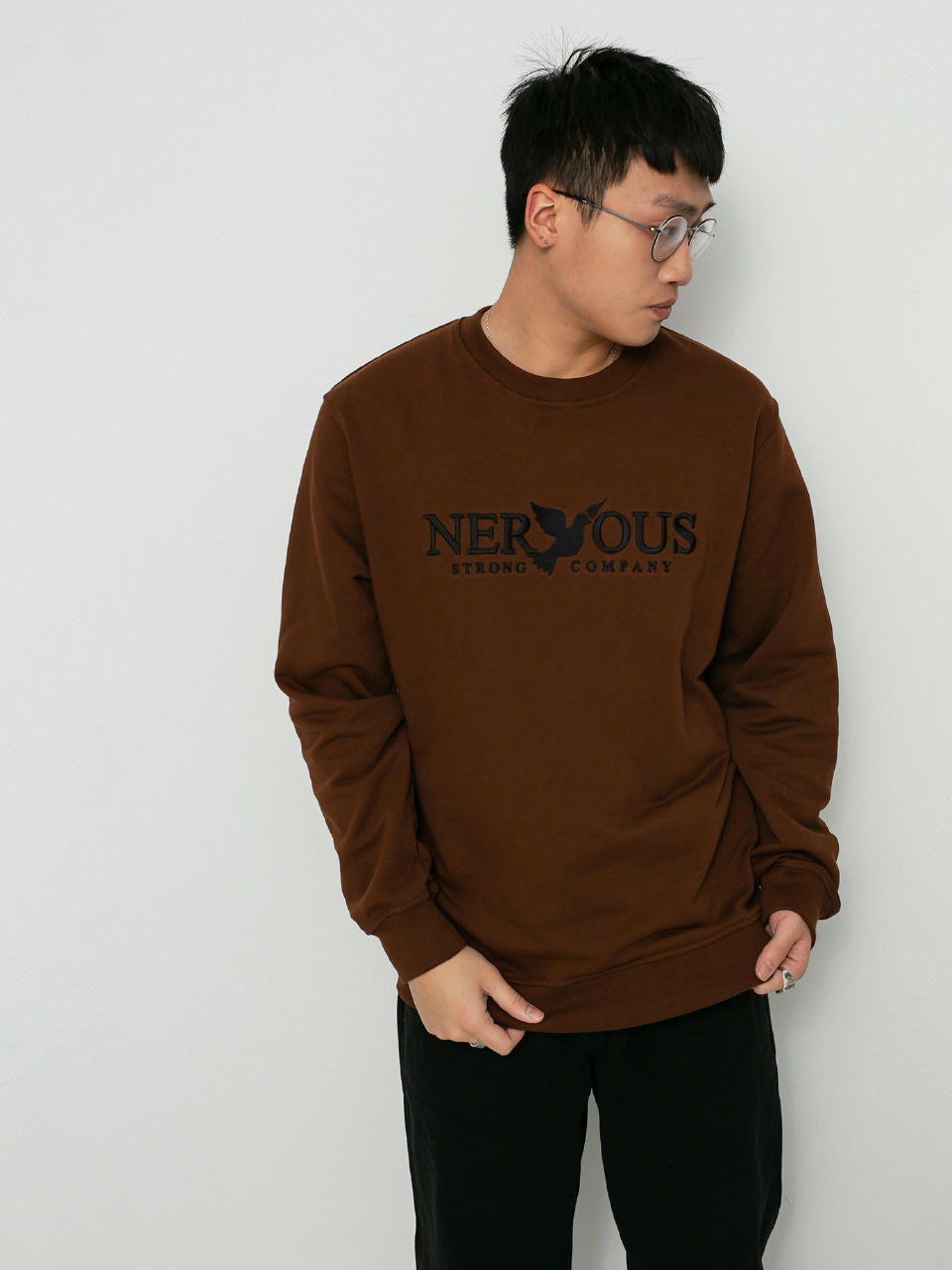 Nervous Classic Sweatshirt (brown)