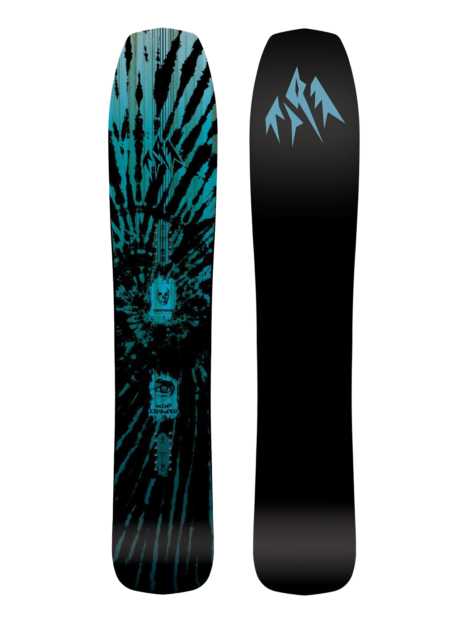 Mens Jones Snowboards Mind Expander Snowboard (black/teal)