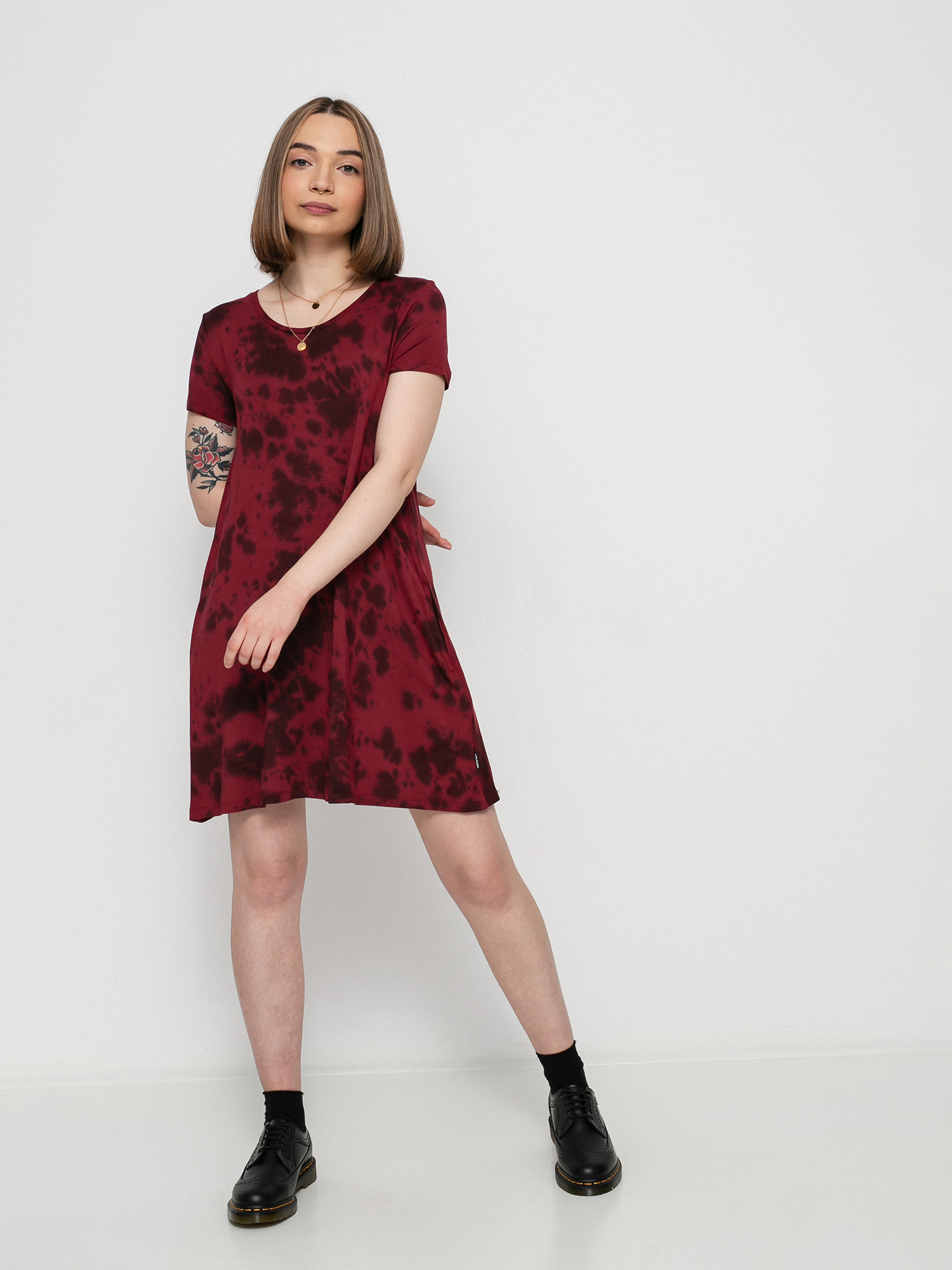 Volcom Be Easy Babe Dress Wmn (auburn)