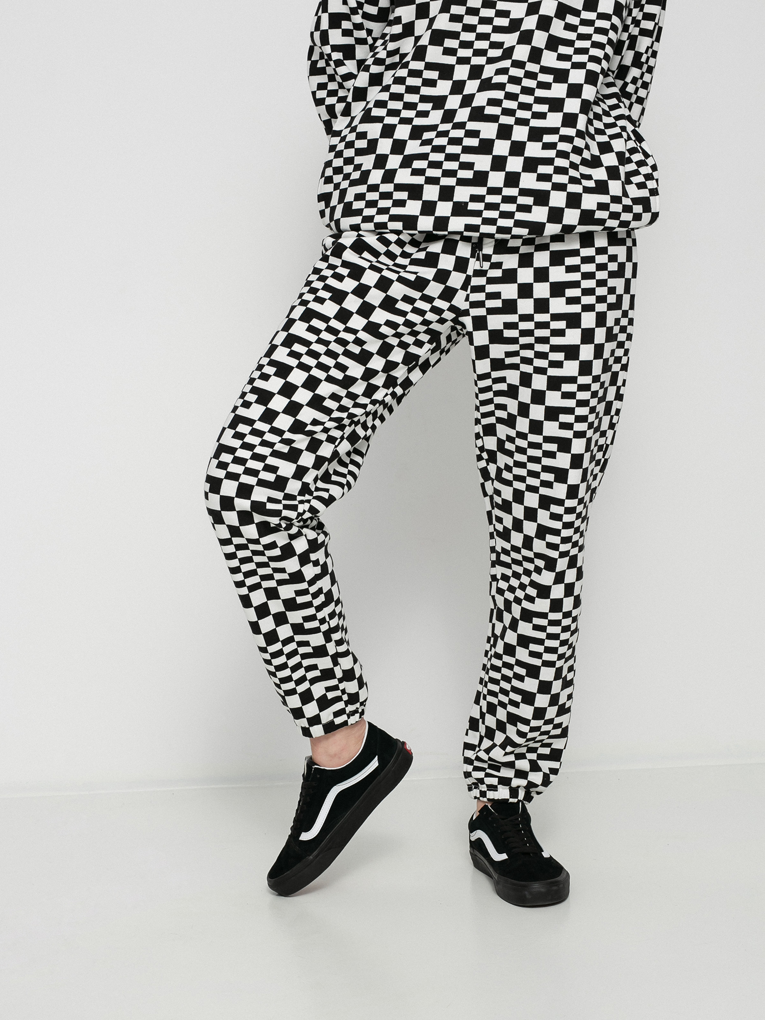 Volcom Check U Out Pants Wmn (black white)