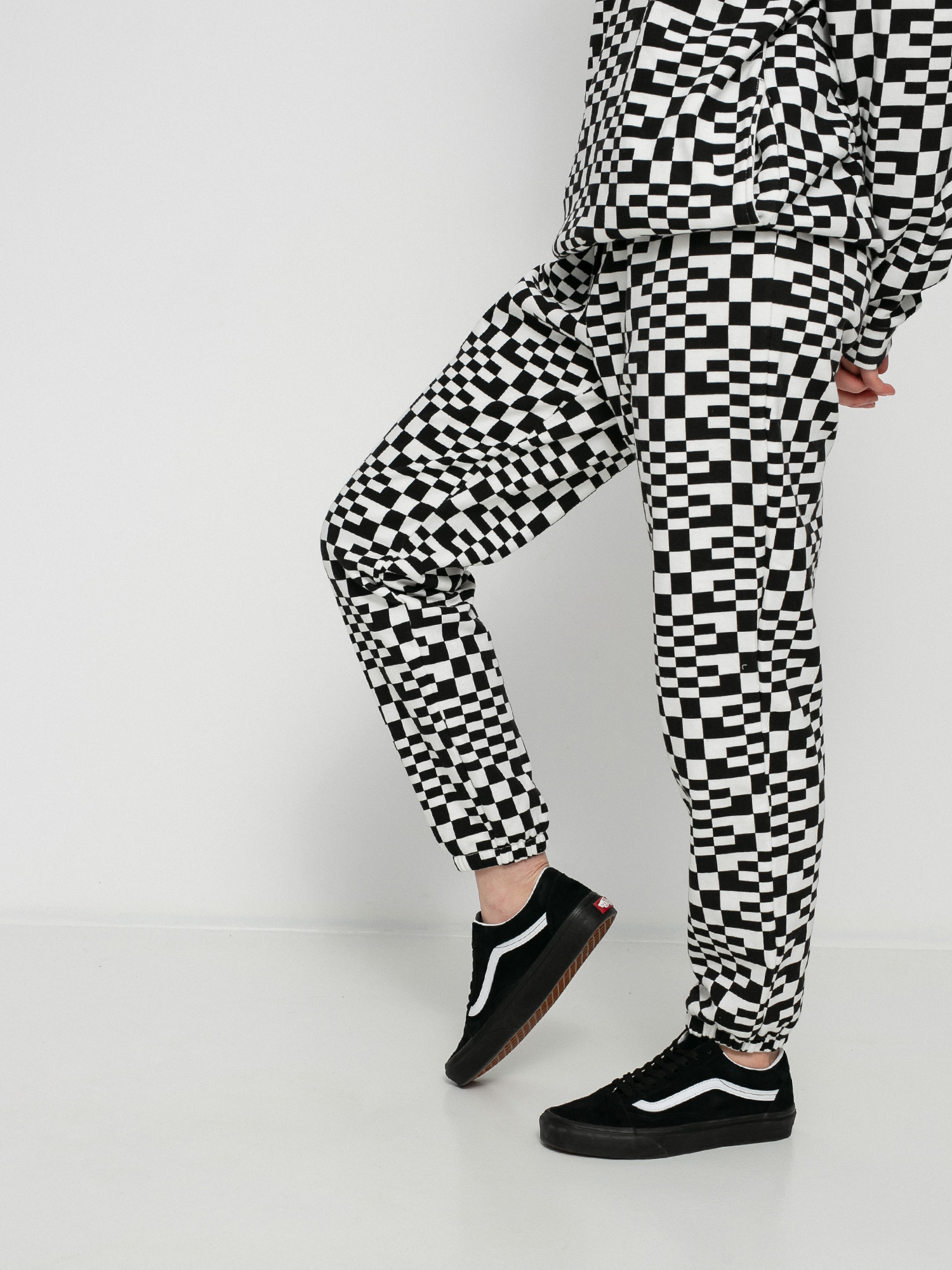 Volcom Check U Out Hose Wmn (black white)