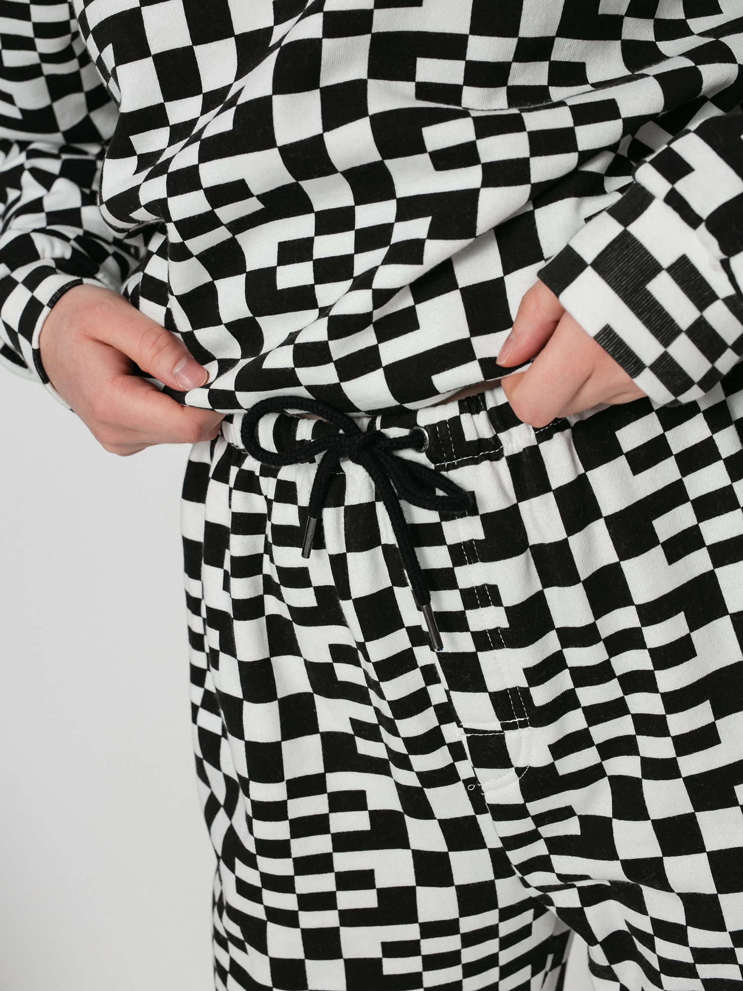 Volcom Check U Out Hose Wmn (black white)