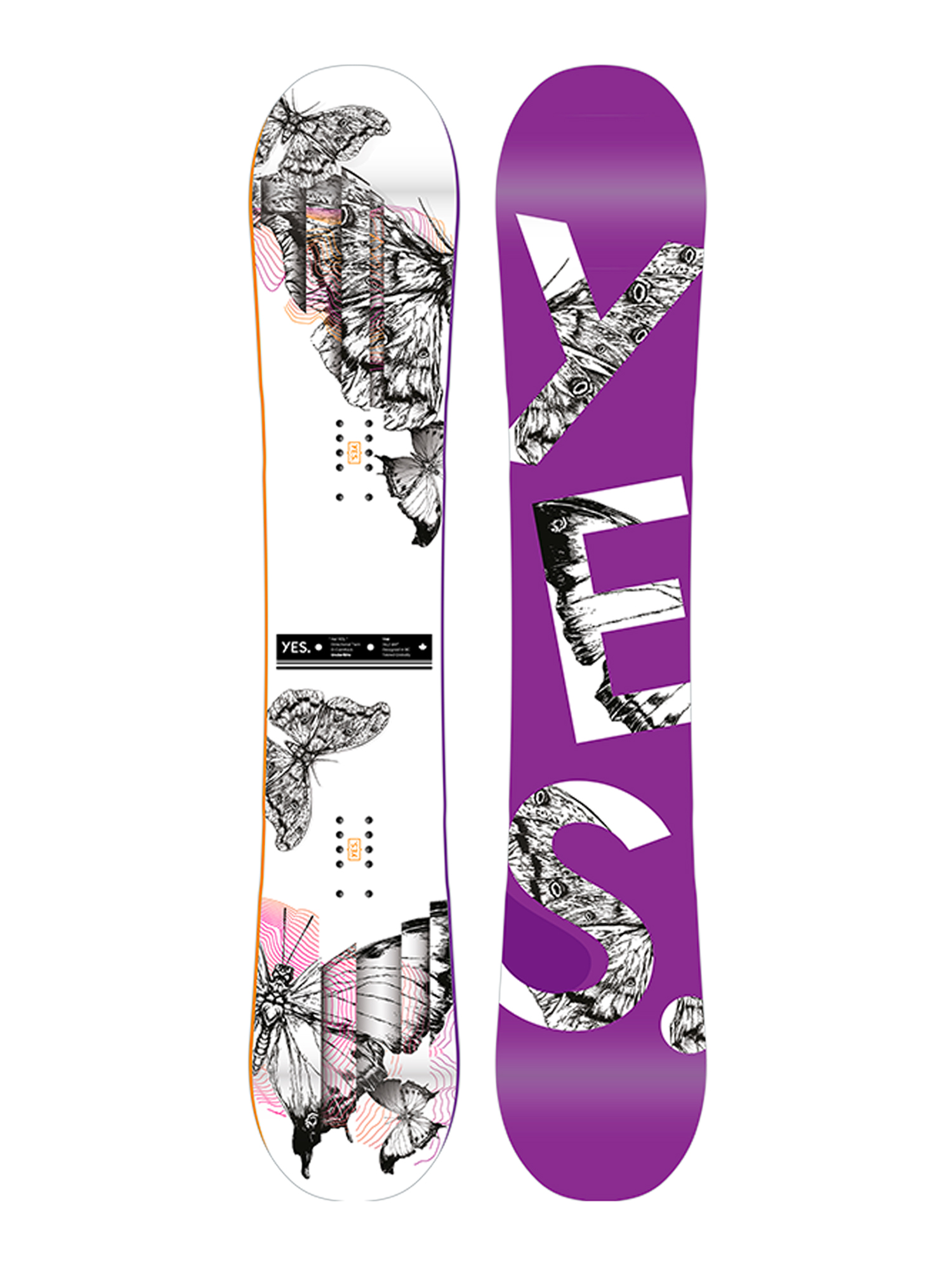 Damen Yes Hel Snowboard (purple/white)