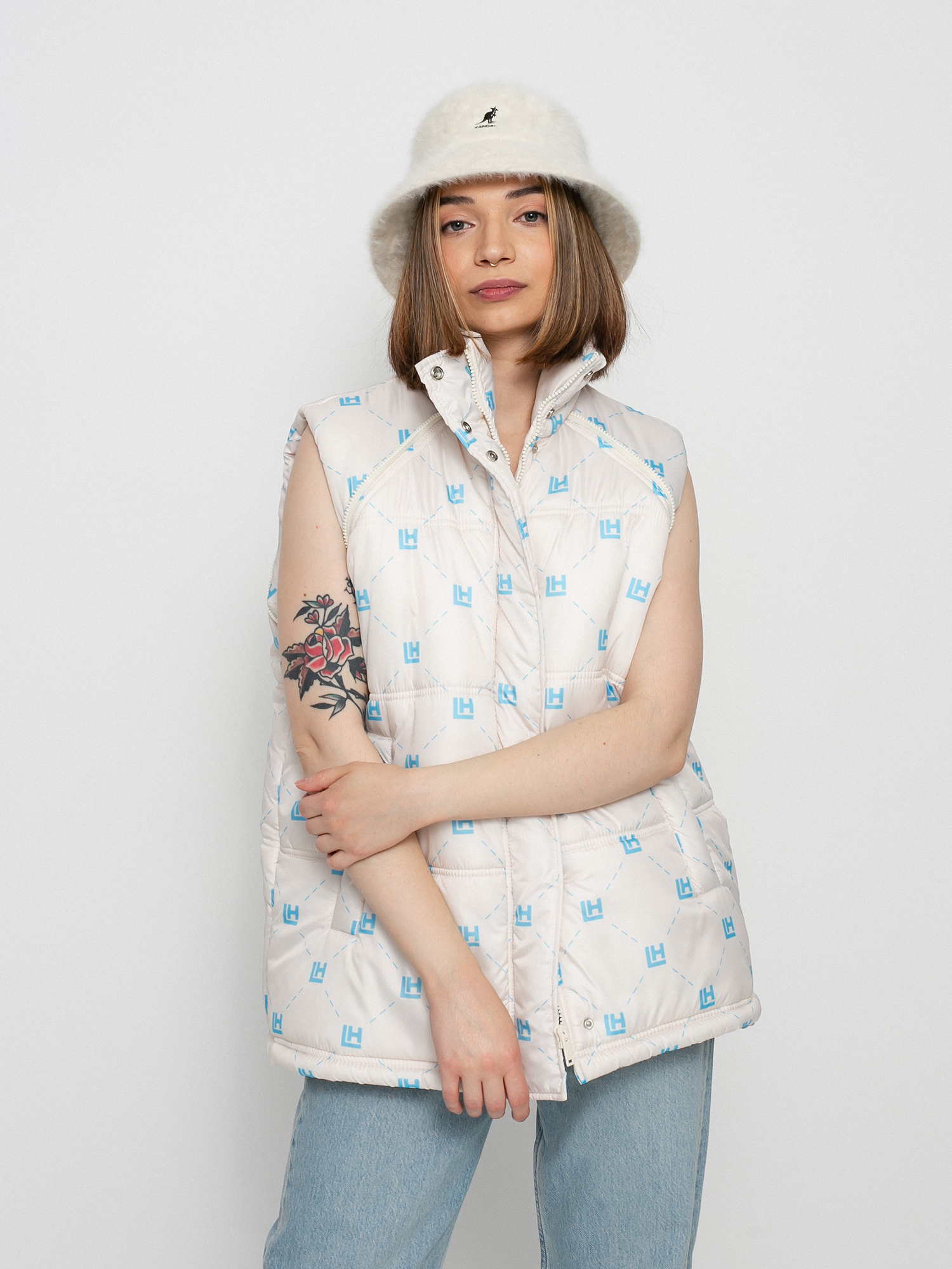 Local Heroes Lh Monogram Puff Jacket Wmn (beige)