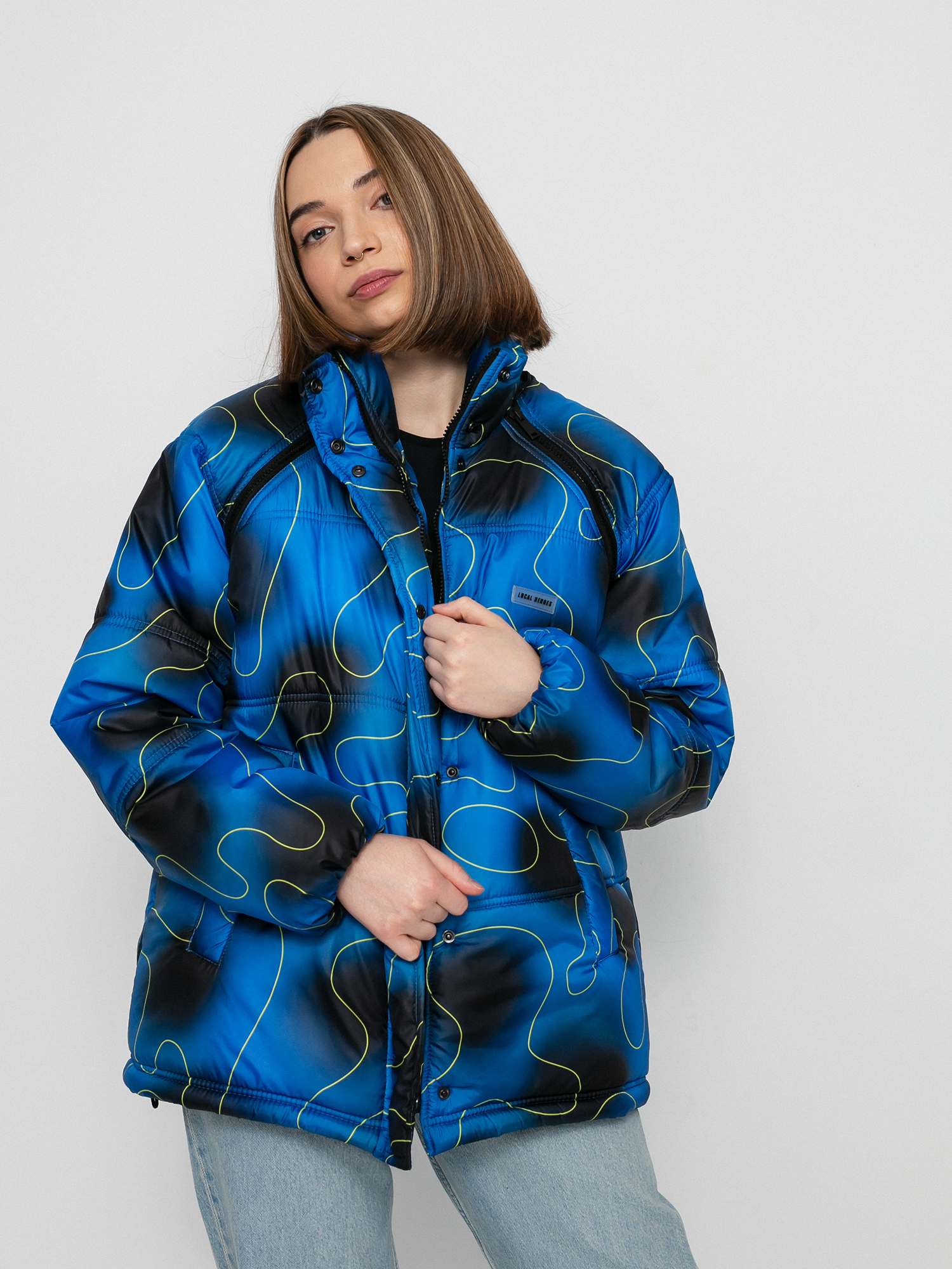 Local Heroes Spray Puff Jacke Wmn (black/blue)