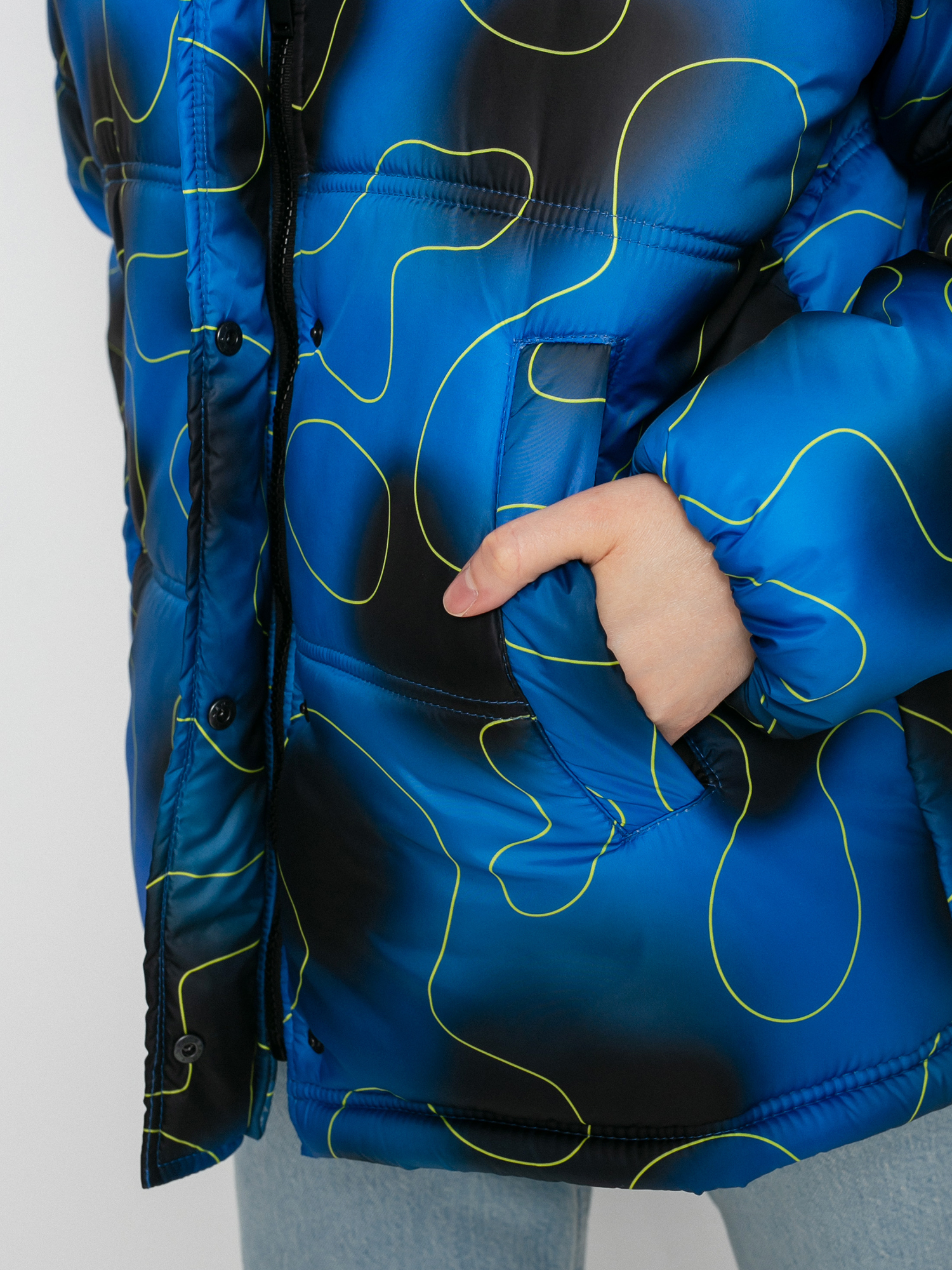 Local Heroes Spray Puff Jacke Wmn (black/blue)