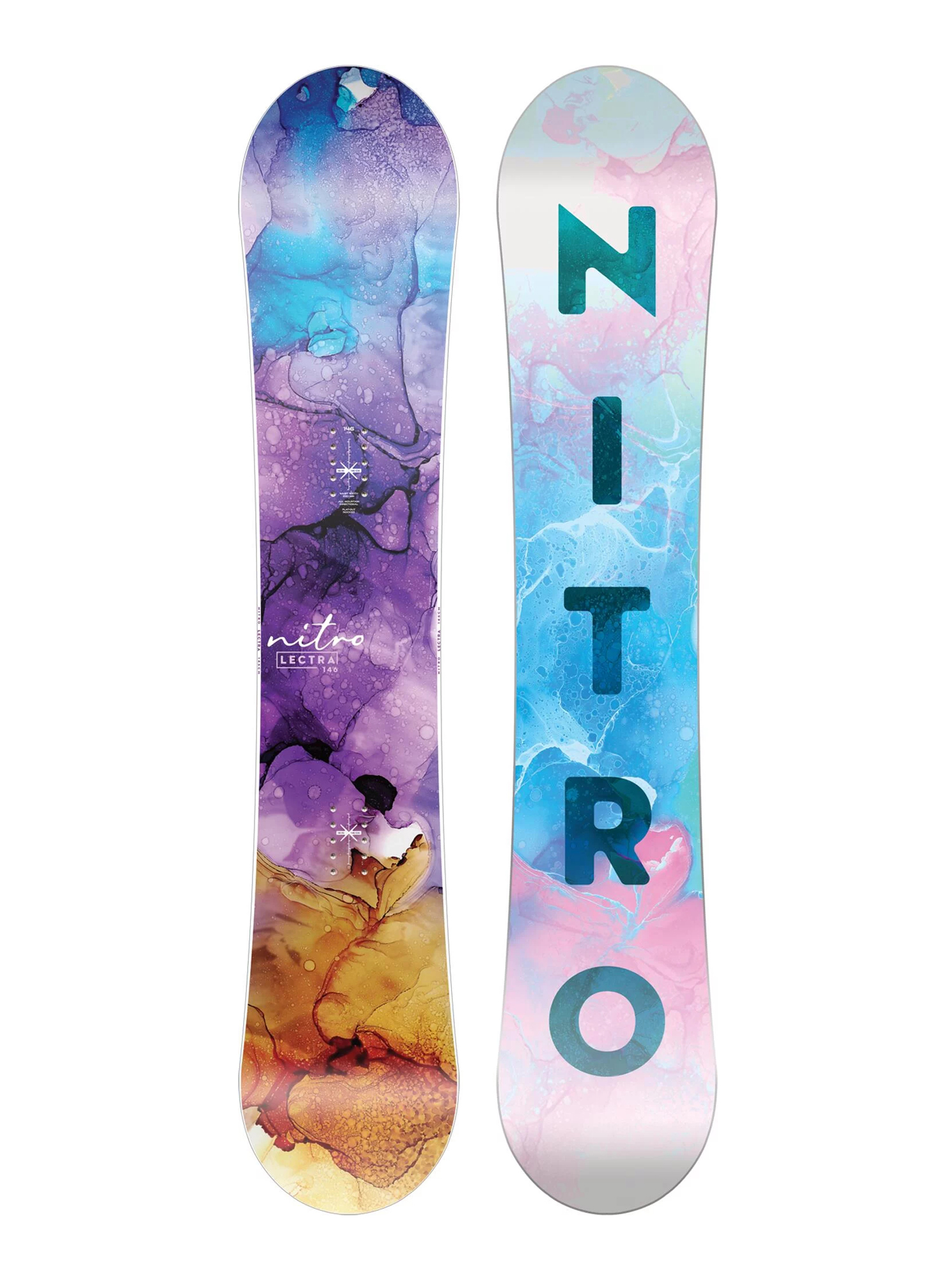 Nitro Lectra Snowboard Wmn Mehrfarbig (white/blue/pink)