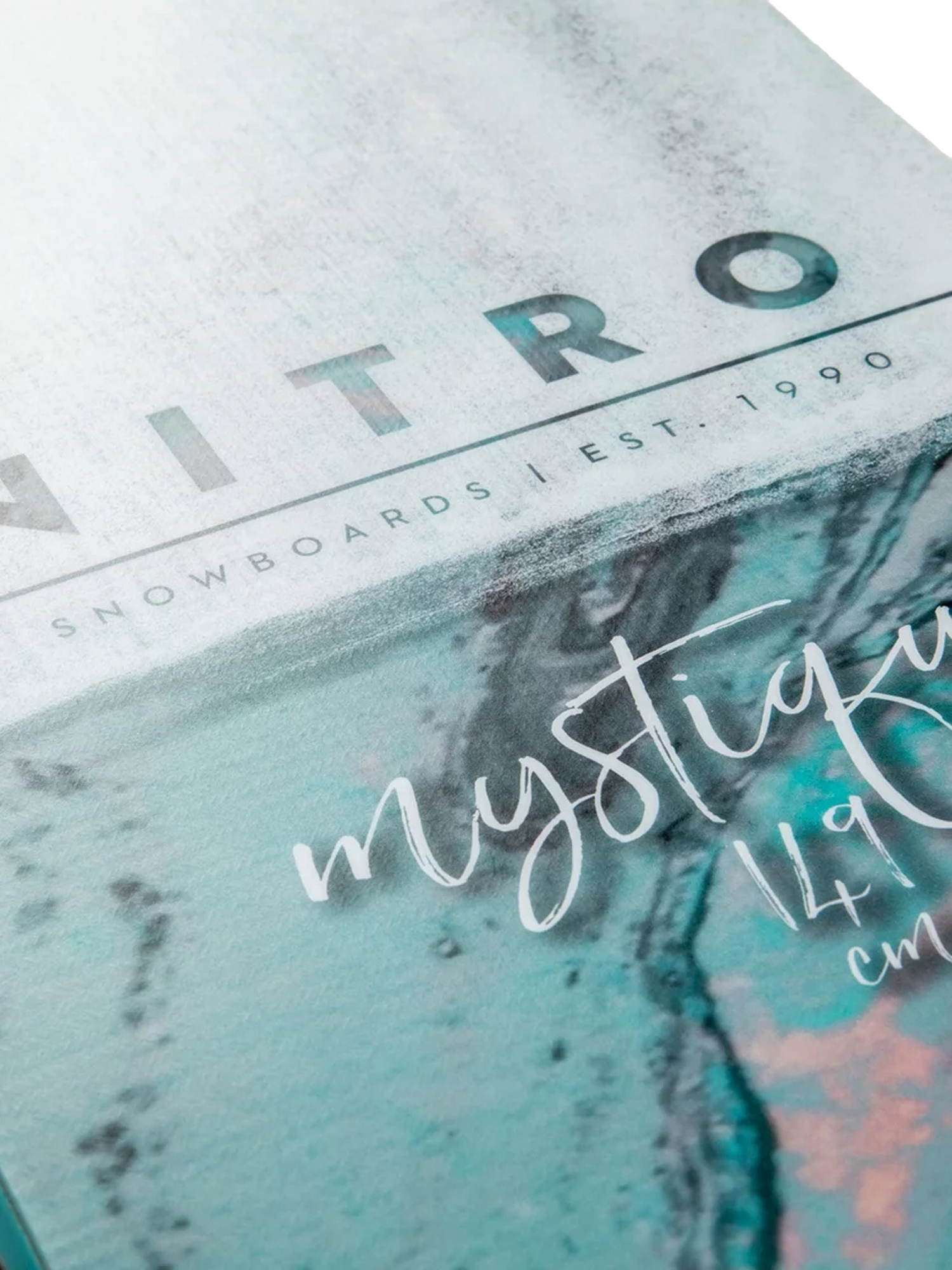 Womens Nitro Mystique Snowboard (green/blue/white)